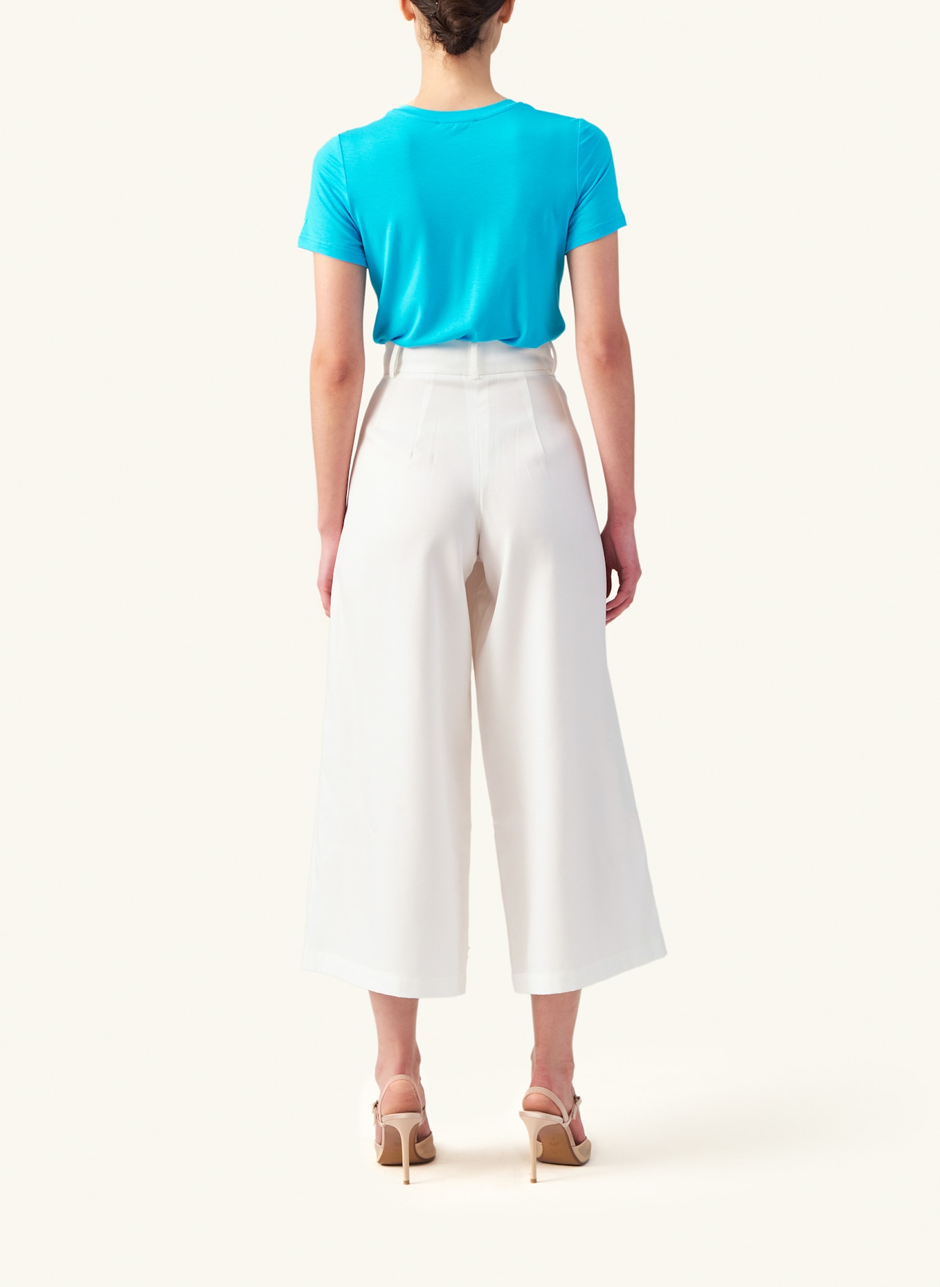 Helene Galwas Hochbund Culotte aus festem Lyocell IMMA: WEISS