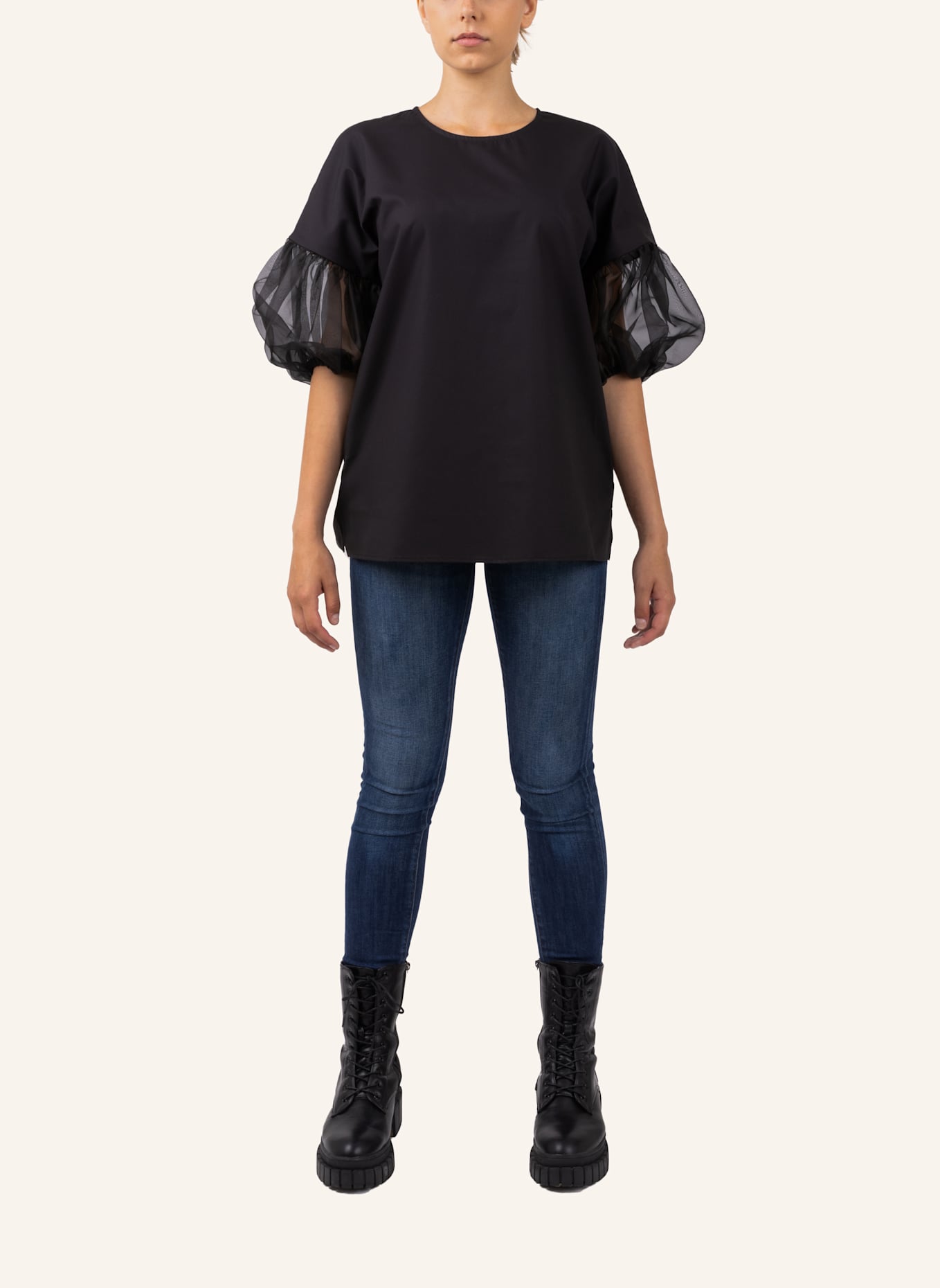 Helene Galwas Bluse GABY: SCHWARZ