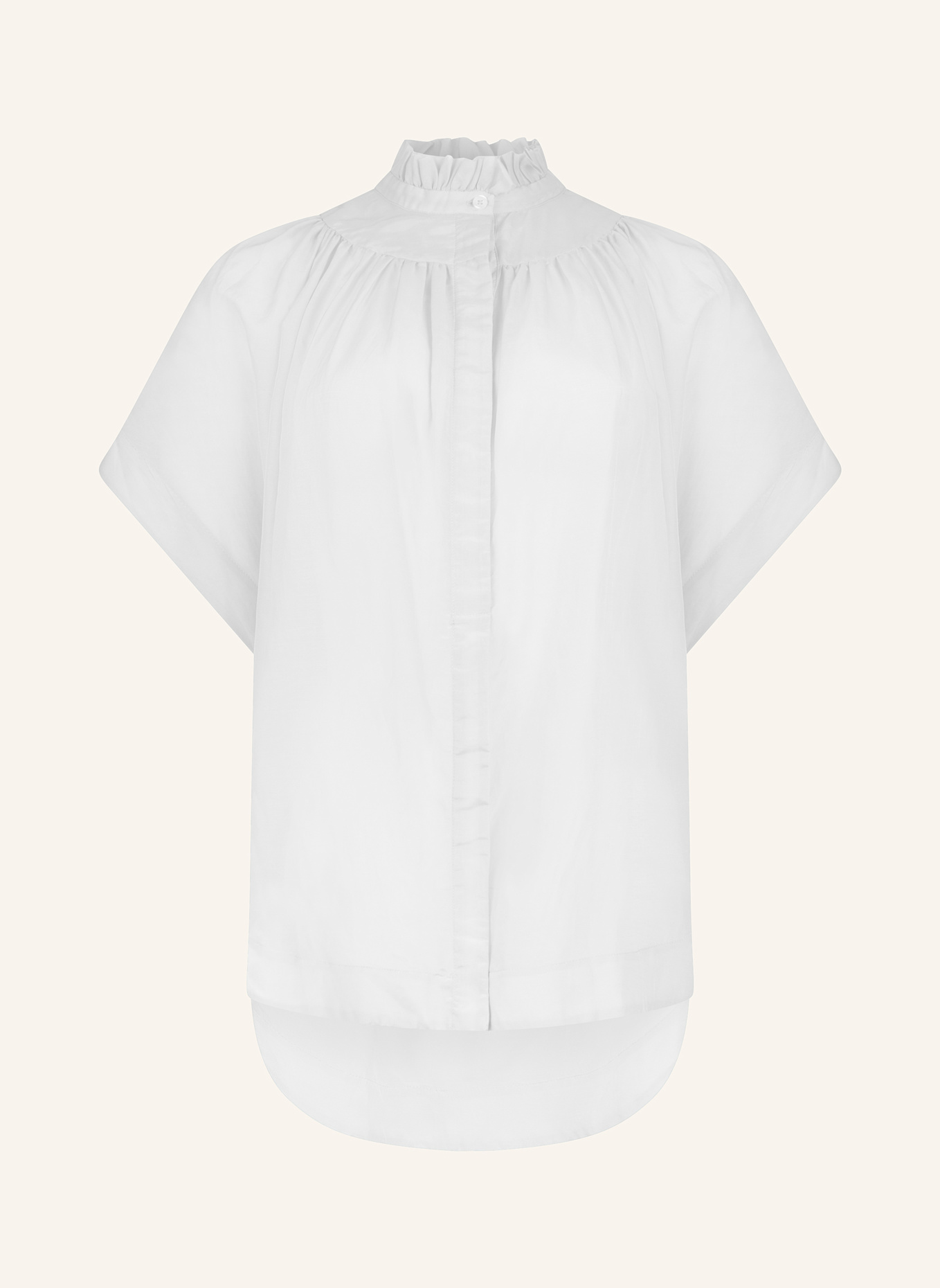 Helene Galwas Bluse aus Baumwoll-Seiden Mischung IDIS: WEISS