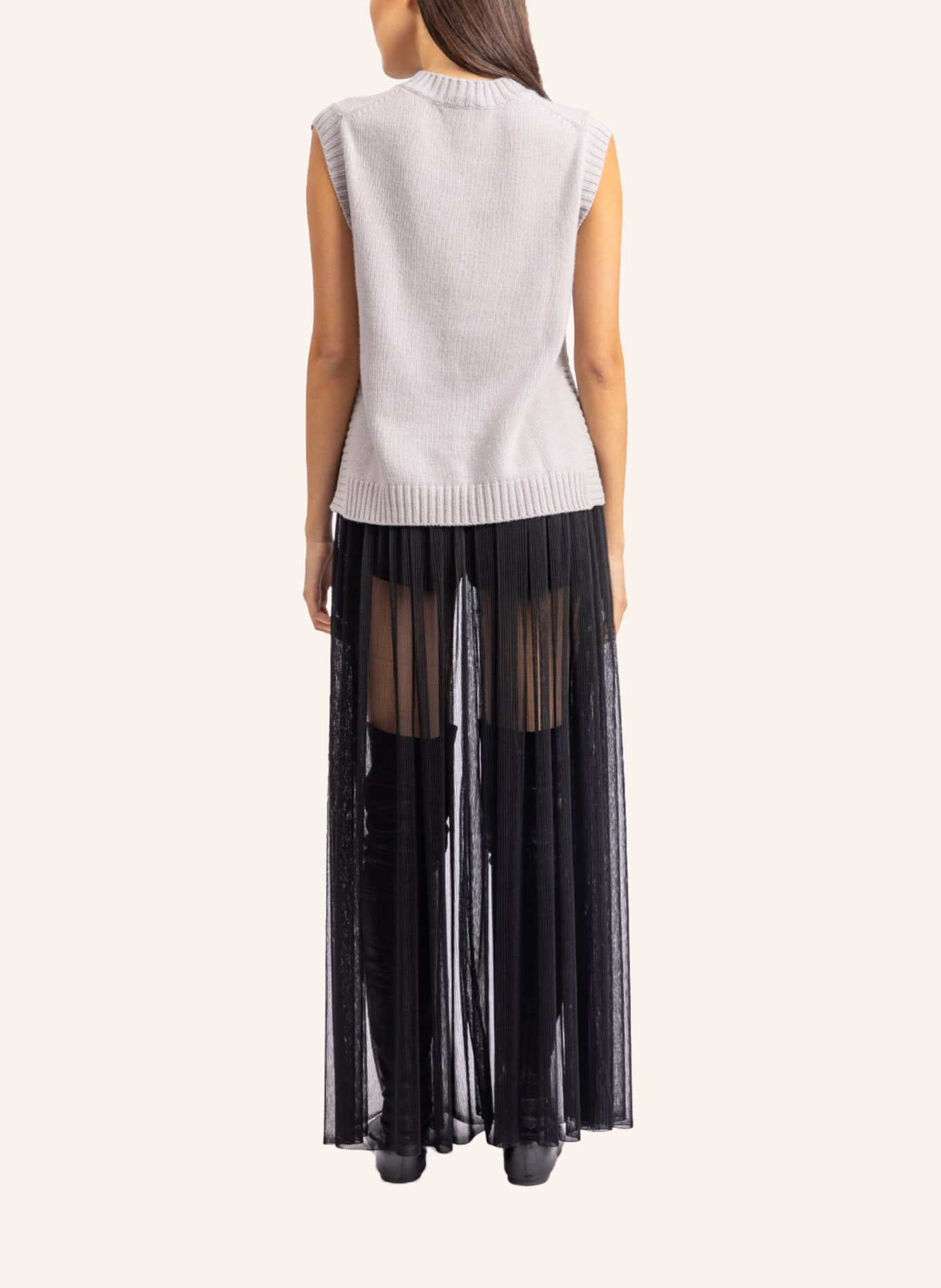 Helene Galwas Pullover, Pullunder HAFIDA: HELLBRAUN