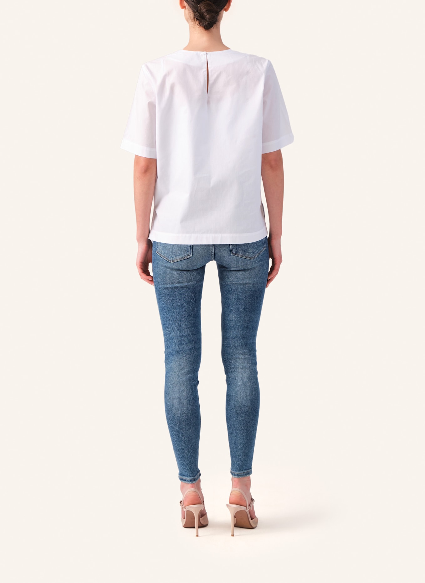 Helene Galwas Bluse aus Baumwolle IDUNA: WEISS