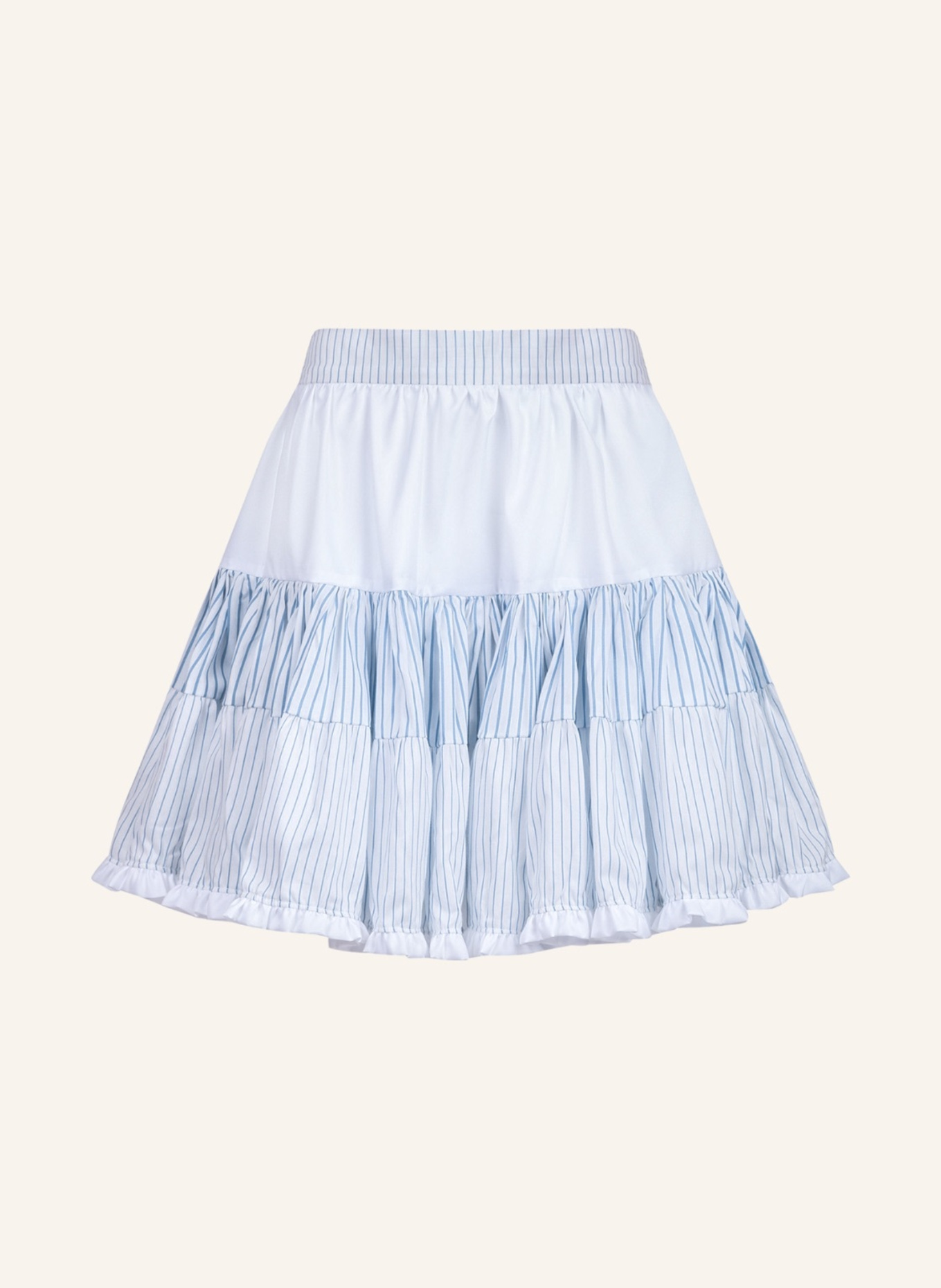 Helene Galwas Minirock KALIYAH: BLAU/ WEISS