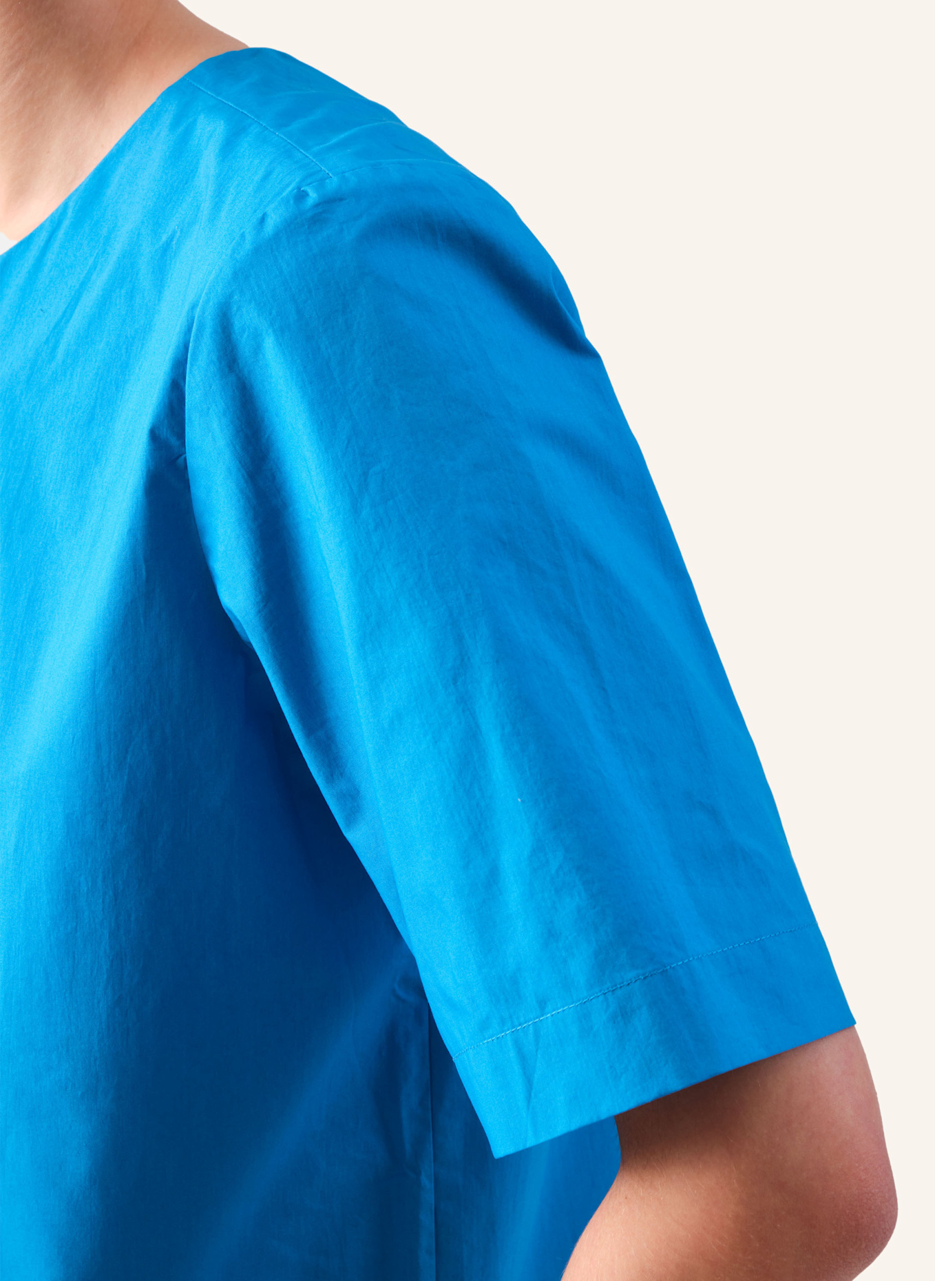 Helene Galwas Bluse aus Baumwolle IDUNA: BLAU