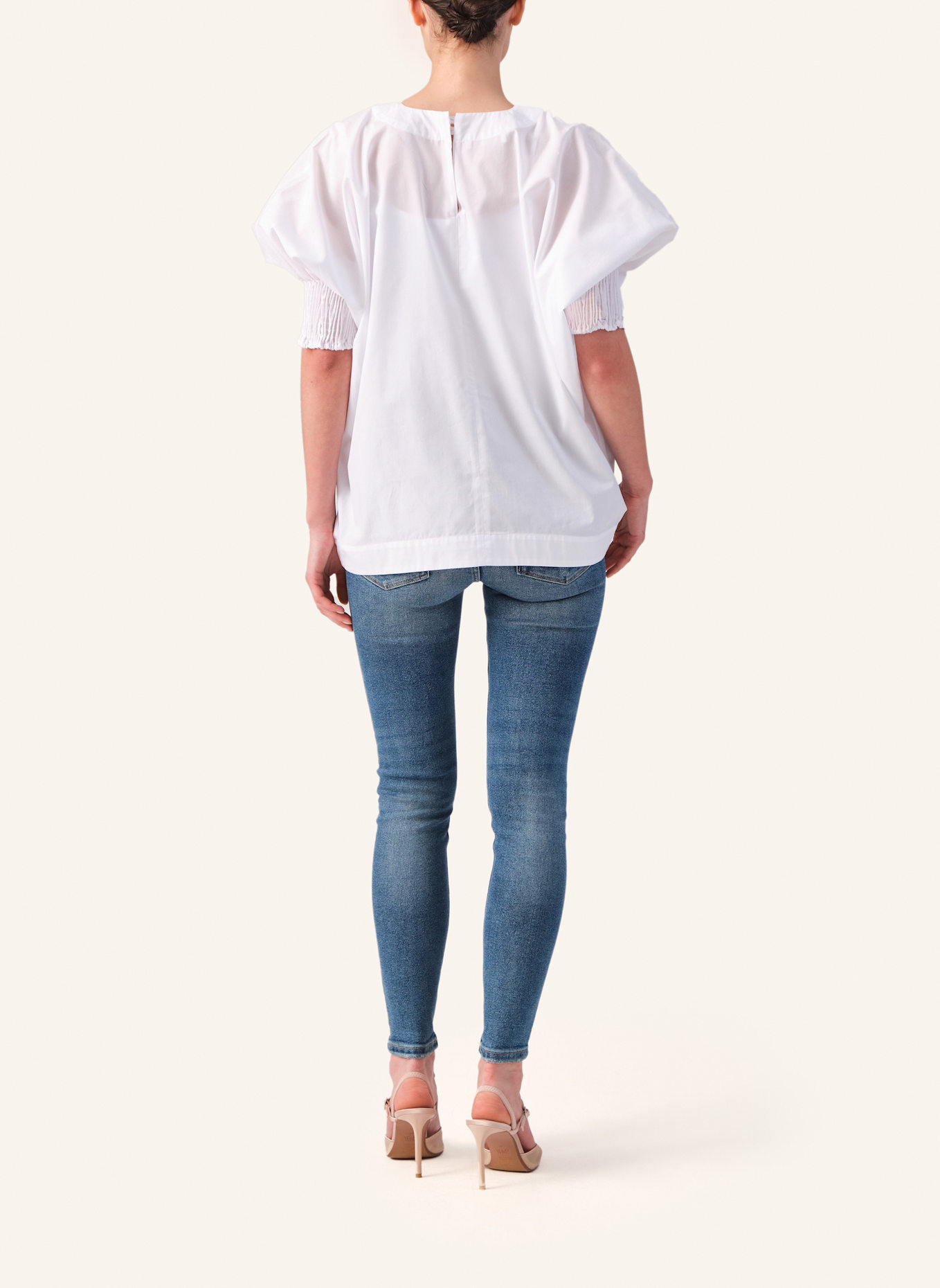 Helene Galwas Bluse aus Baumwolle ILDIKO: WEISS