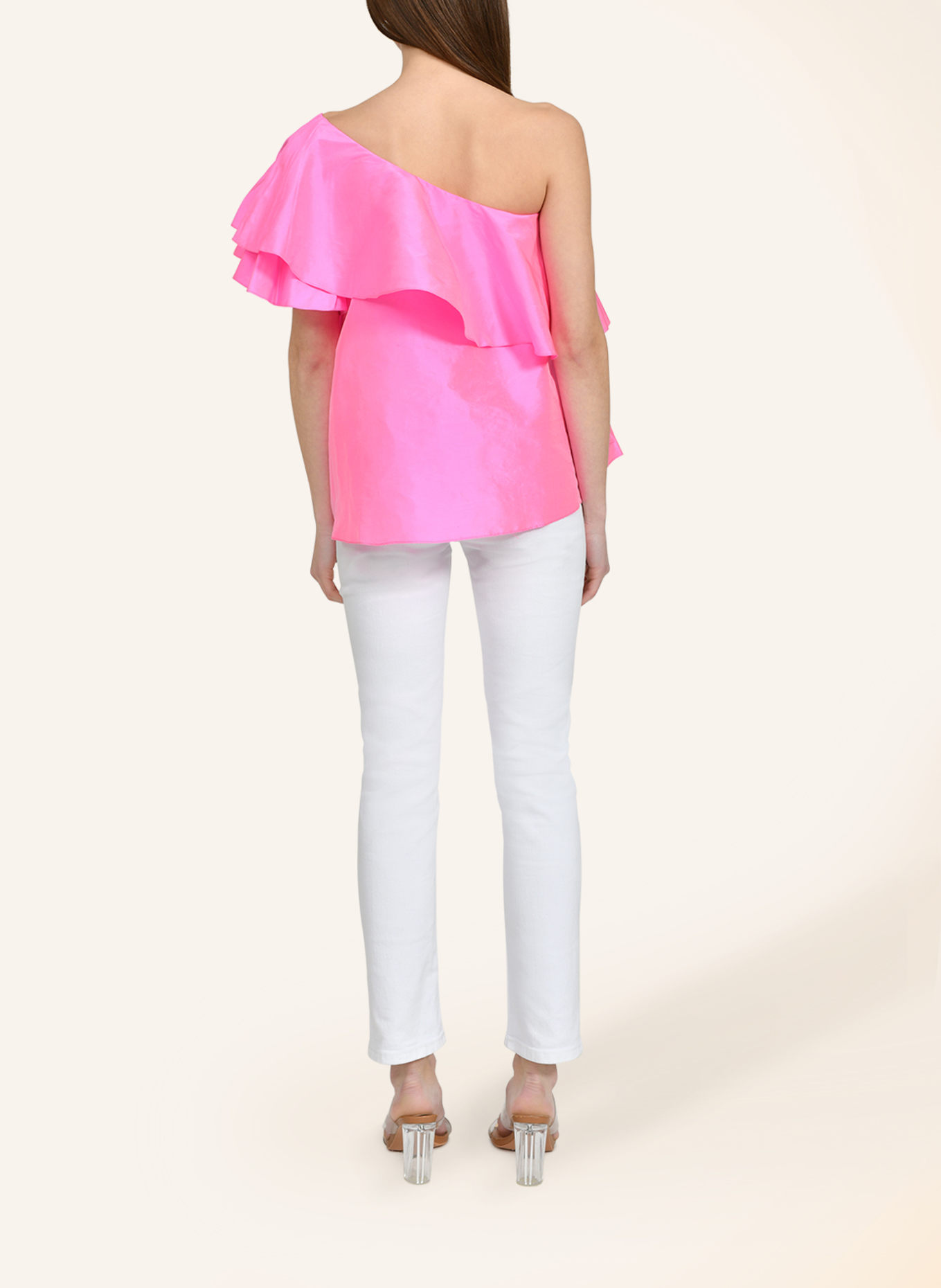 Helene Galwas One-Shoulder Top FENJA: PINK