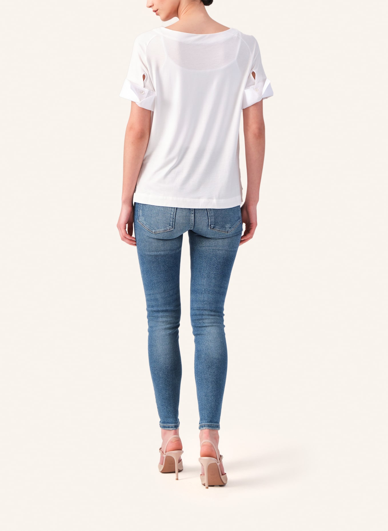 Helene Galwas T-Shirt aus Viskose ARIELRE: WEISS