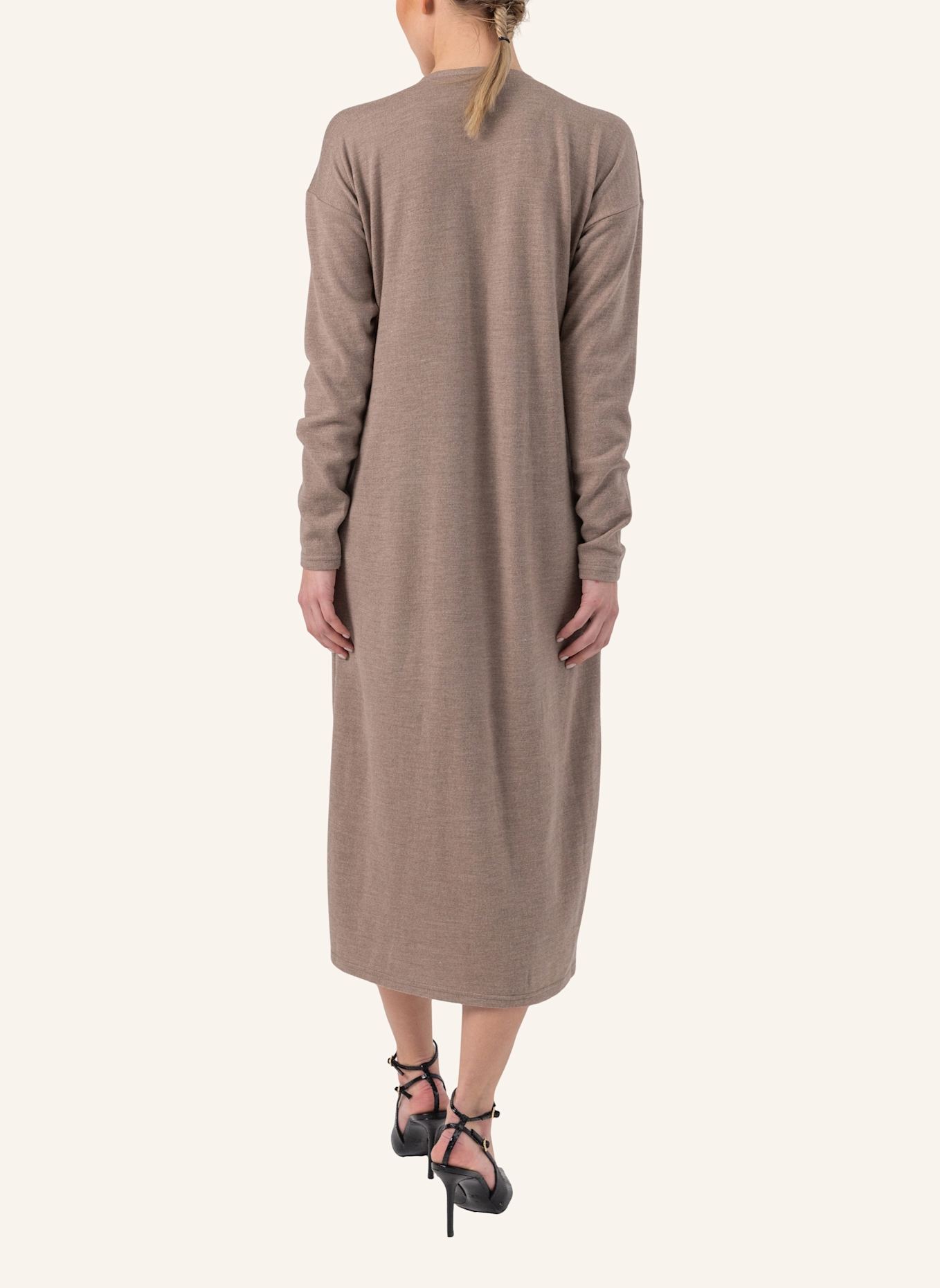 Helene Galwas Kleid aus Wolle CHLOÉRE: BRAUN