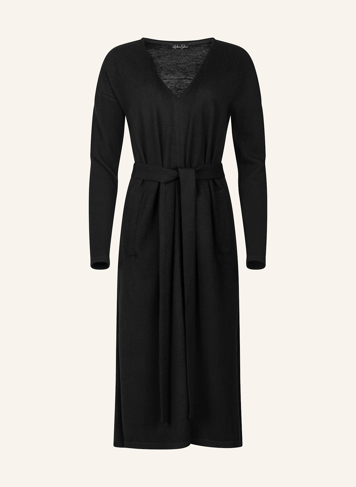 Helene Galwas Kleid aus Wolle CHLOÉRE: SCHWARZ