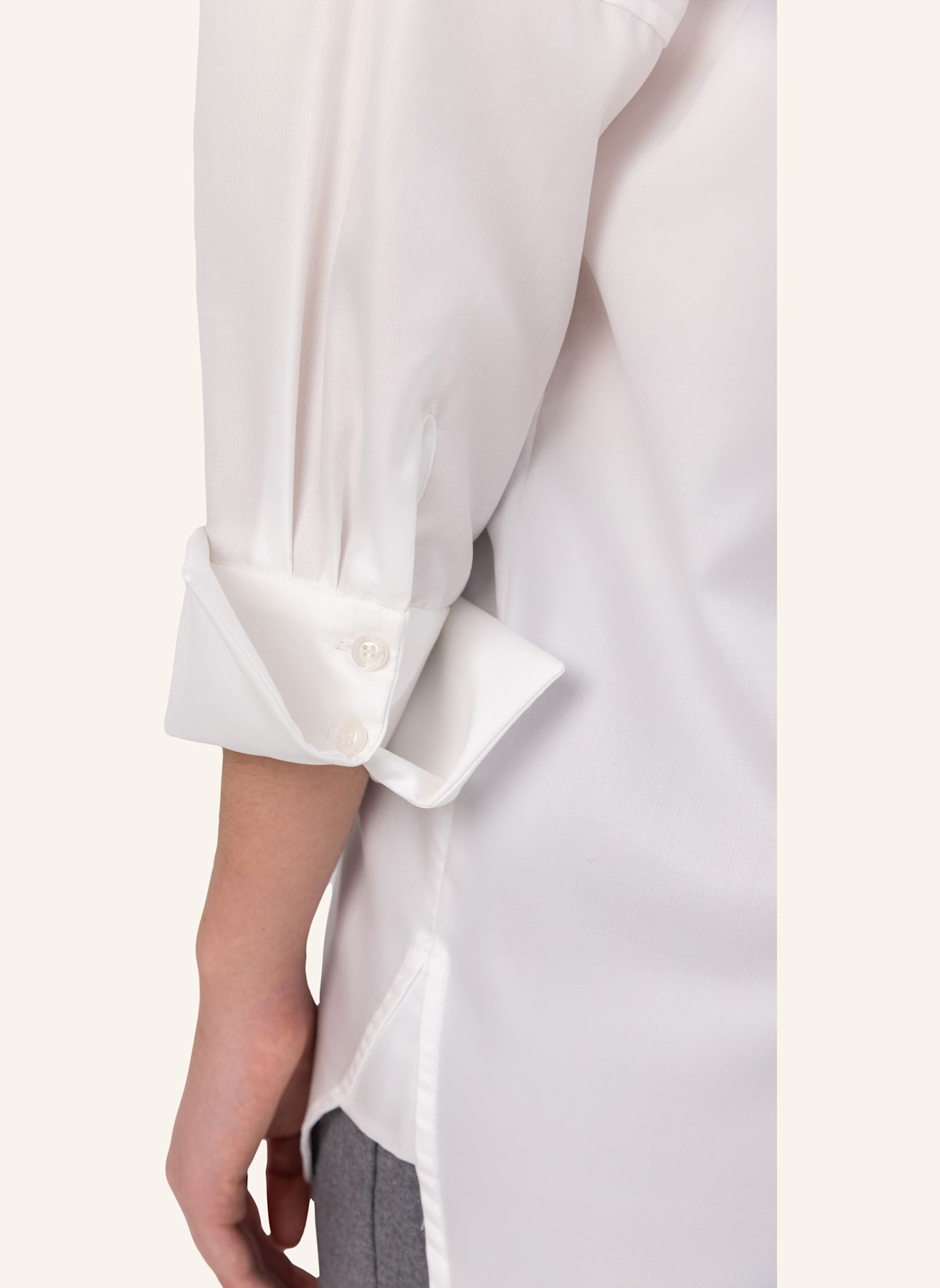 Helene Galwas Bluse aus Baumwolle EMANARE: WEISS