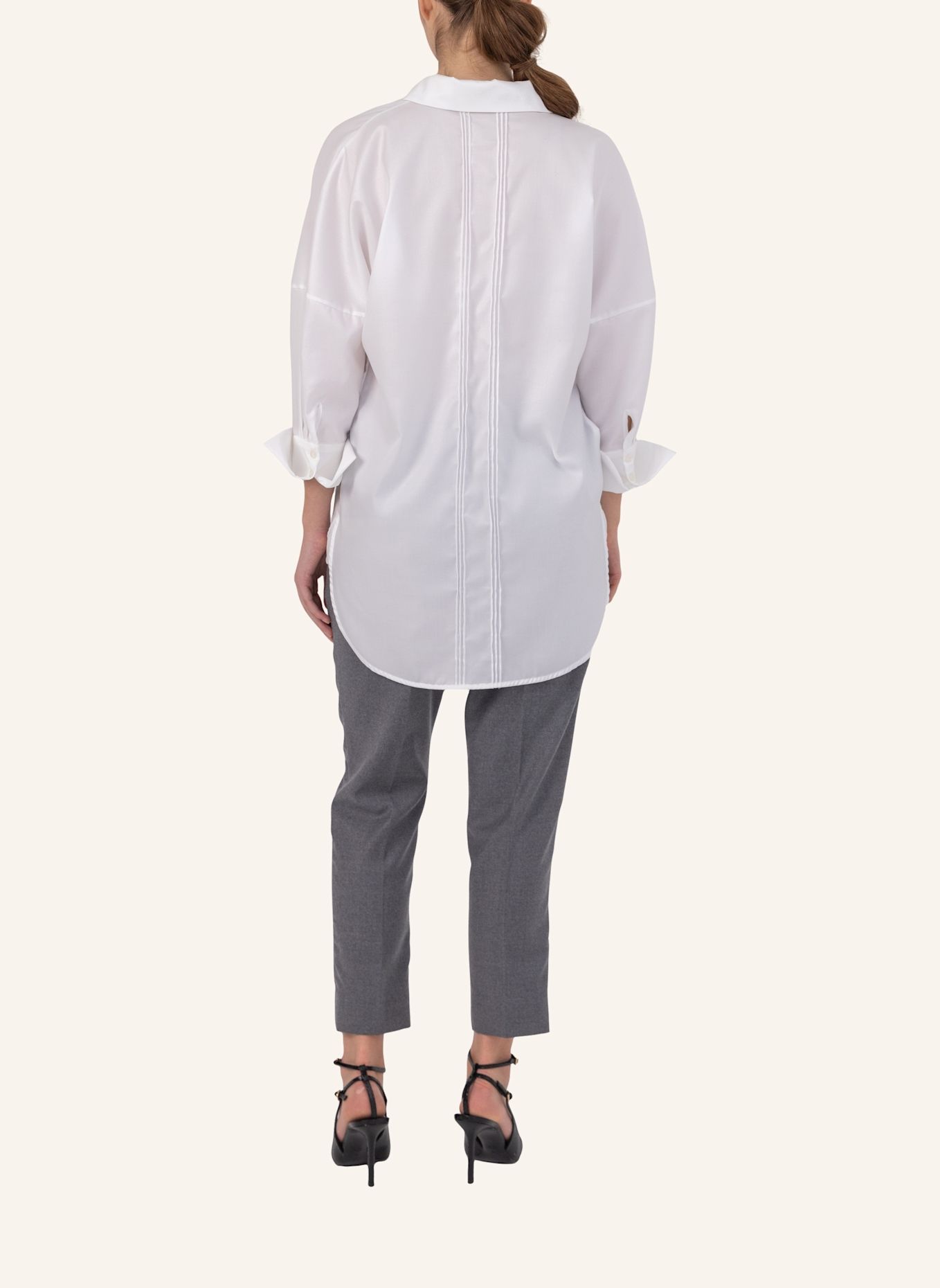 Helene Galwas Bluse aus Baumwolle EMANARE: WEISS