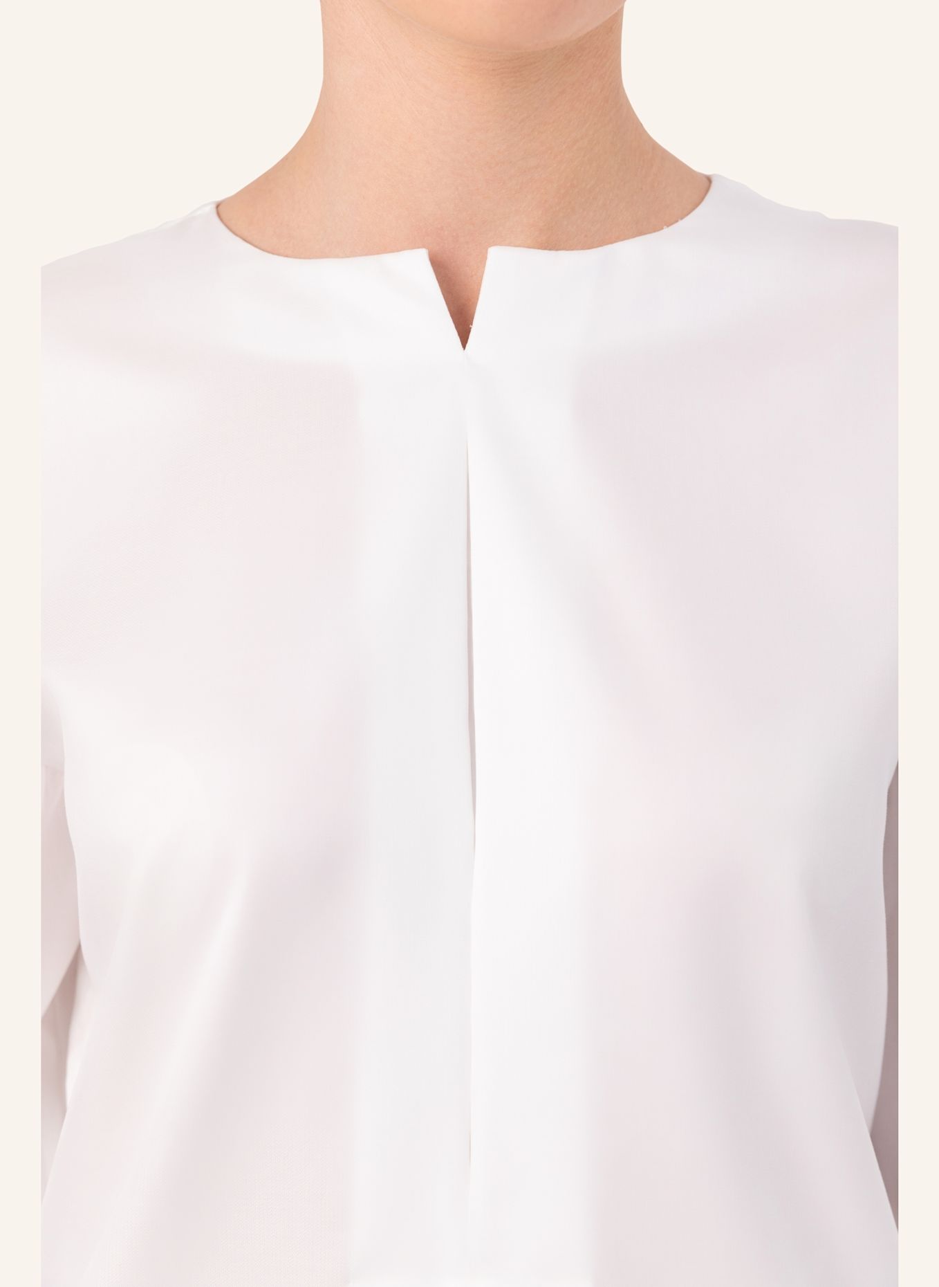 Helene Galwas Bluse aus Baumwolle EDELFARE: WEISS