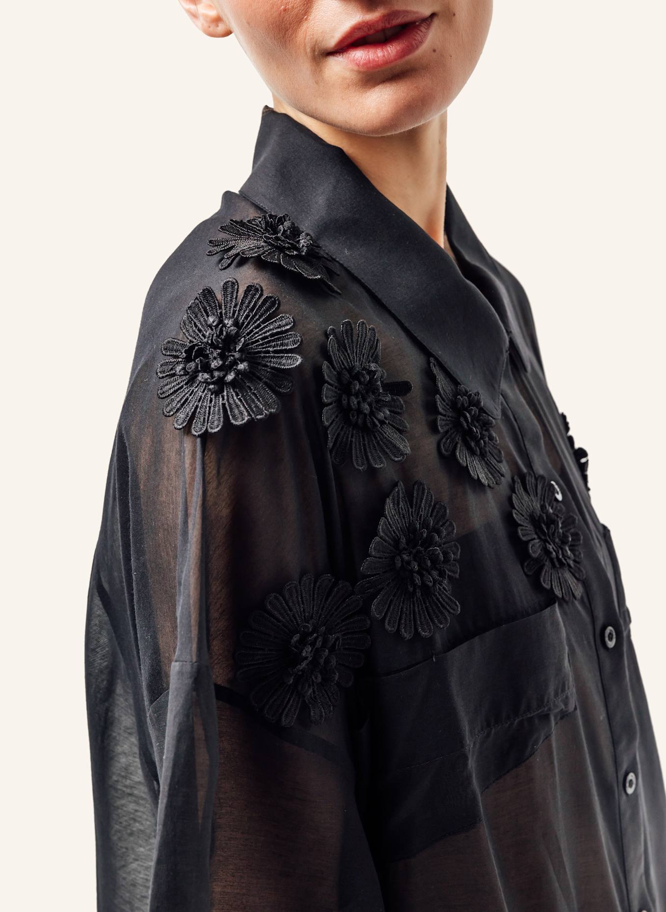 Helene Galwas Kaftankleid GAGARE: SCHWARZ