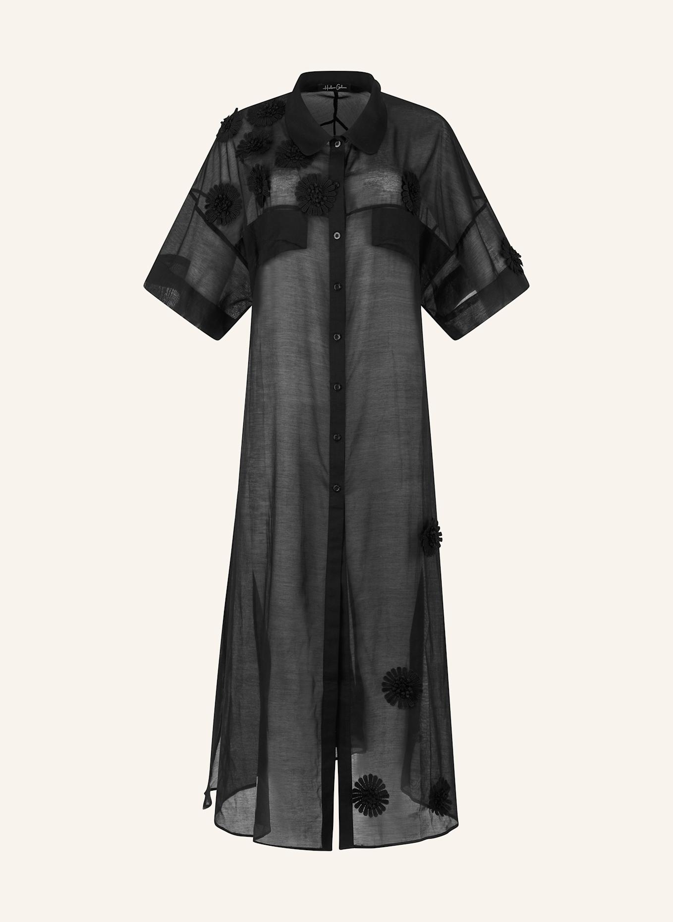 Helene Galwas Kaftankleid GAGARE: SCHWARZ