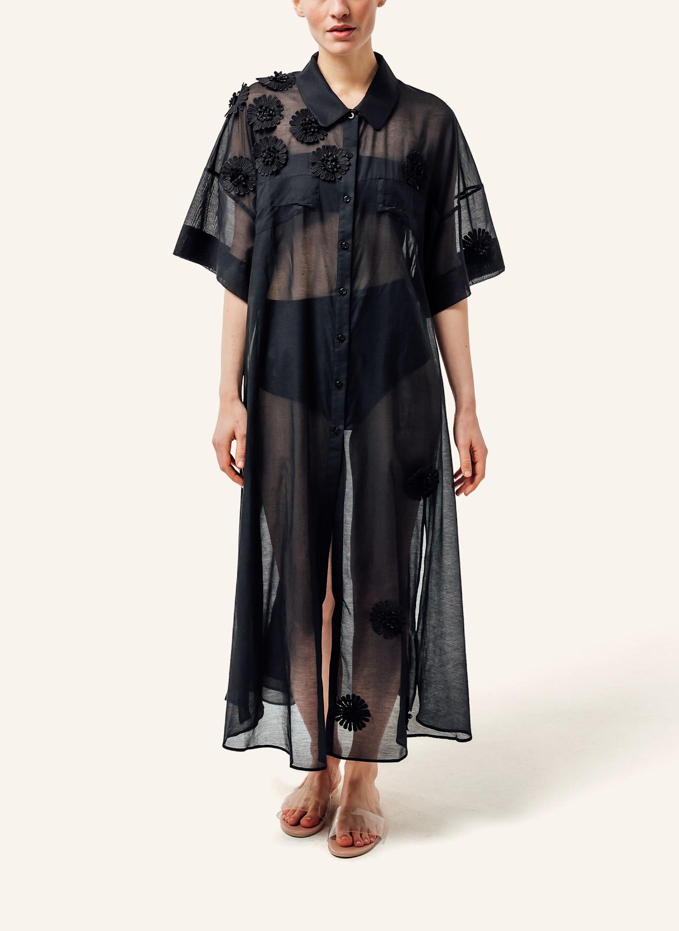 Helene Galwas Kaftankleid GAGARE: SCHWARZ