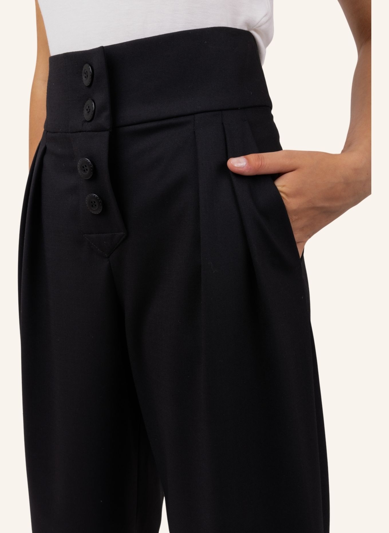 Helene Galwas Lange Hose HILKA: SCHWARZ
