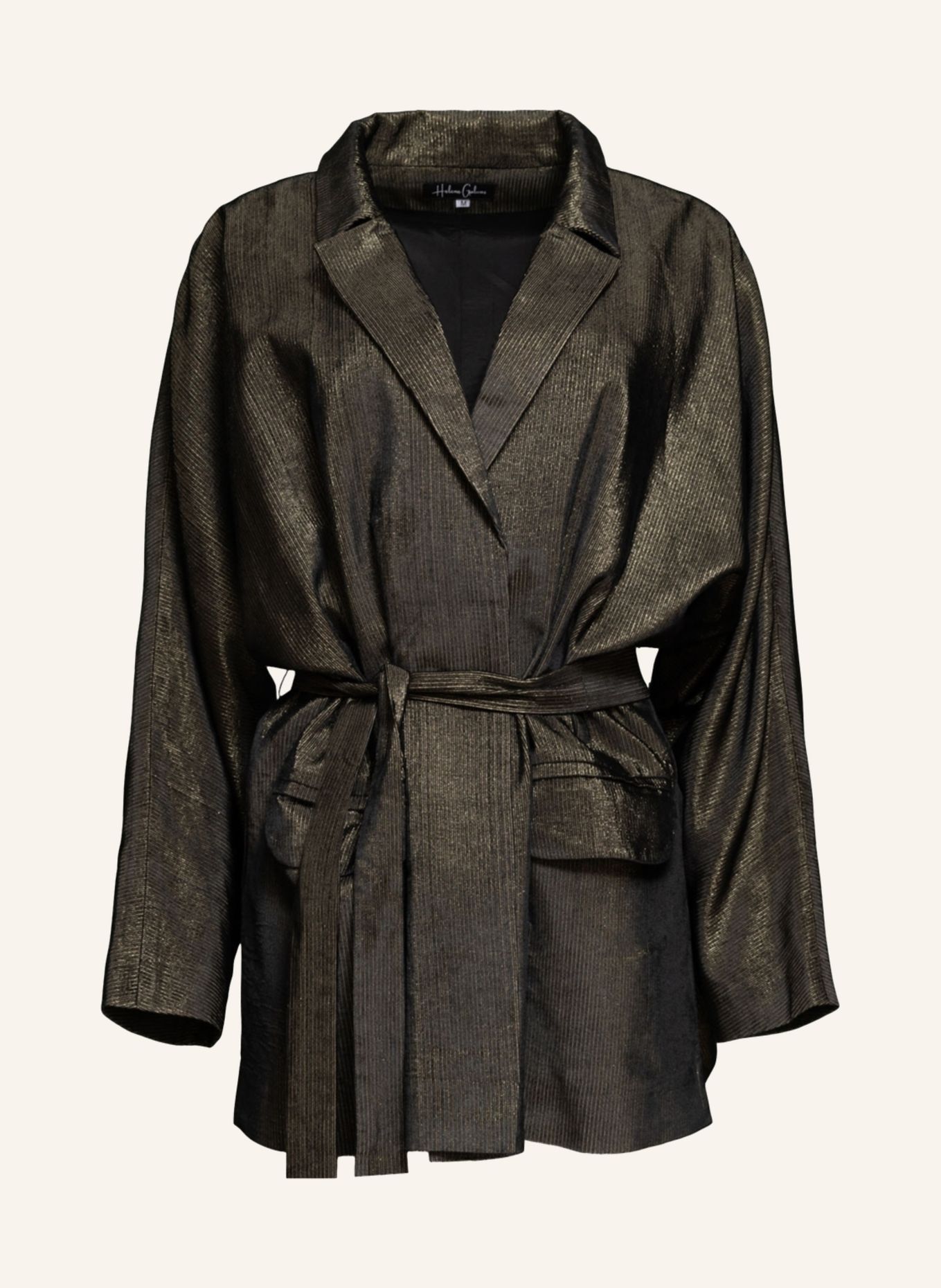Helene Galwas Blazer Jacke aus feinem Samt HALEA: SCHWARZ