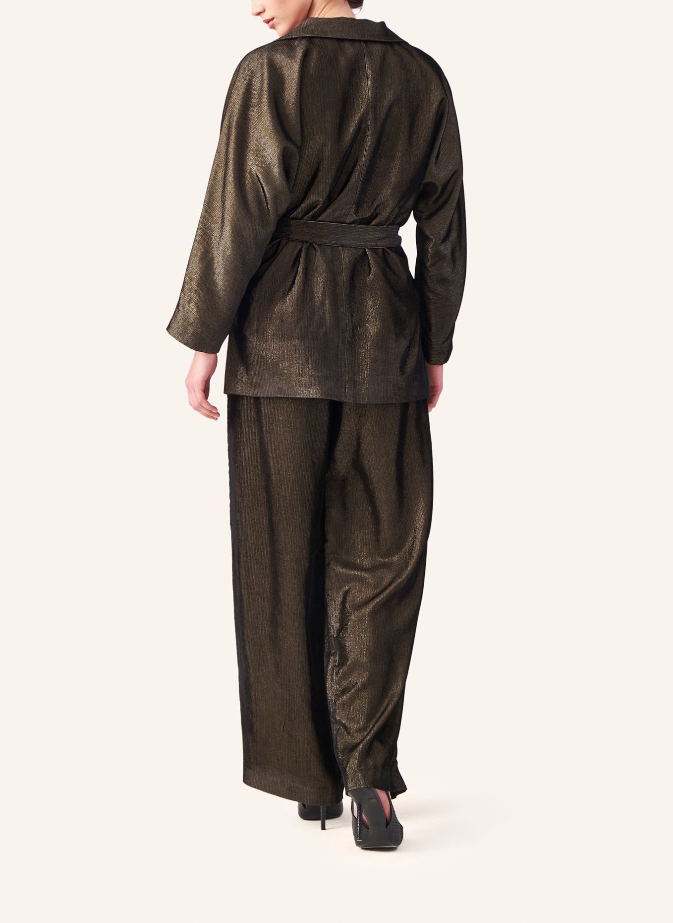 Helene Galwas Blazer Jacke aus feinem Samt HALEA: SCHWARZ