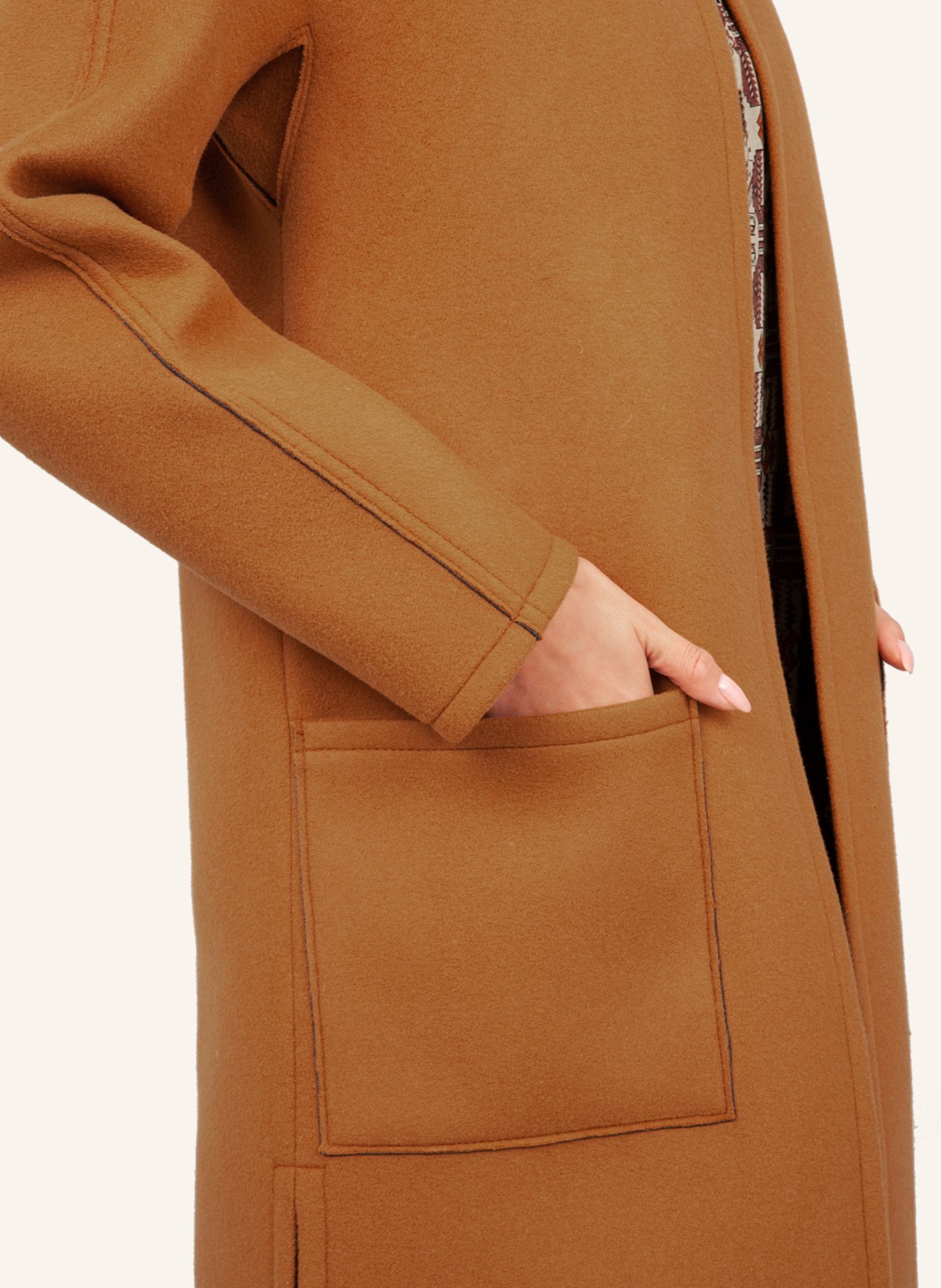 Helene Galwas Wendemantel EMMA: COGNAC