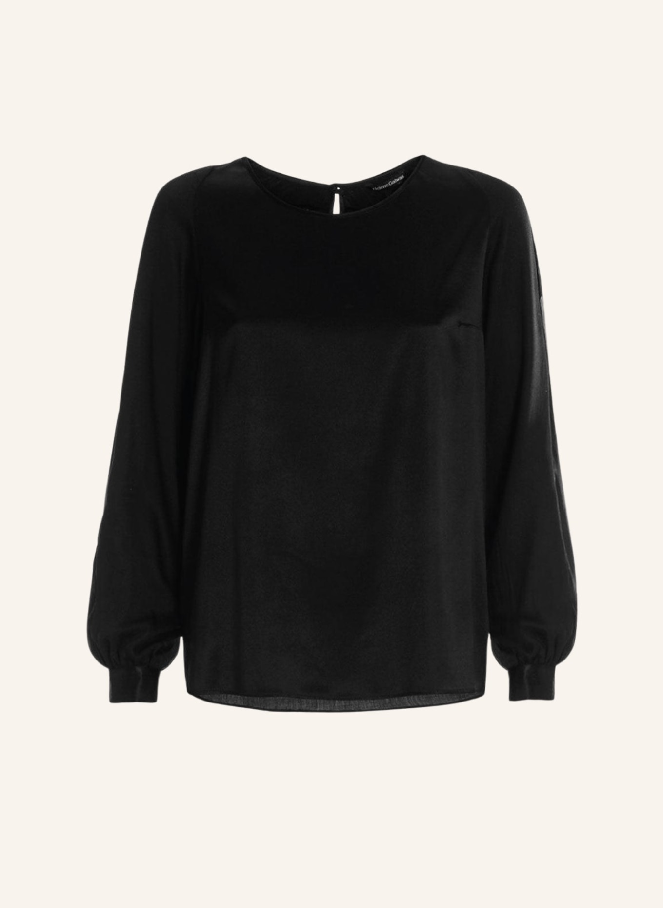 Helene Galwas Langarmbluse ALINA: SCHWARZ