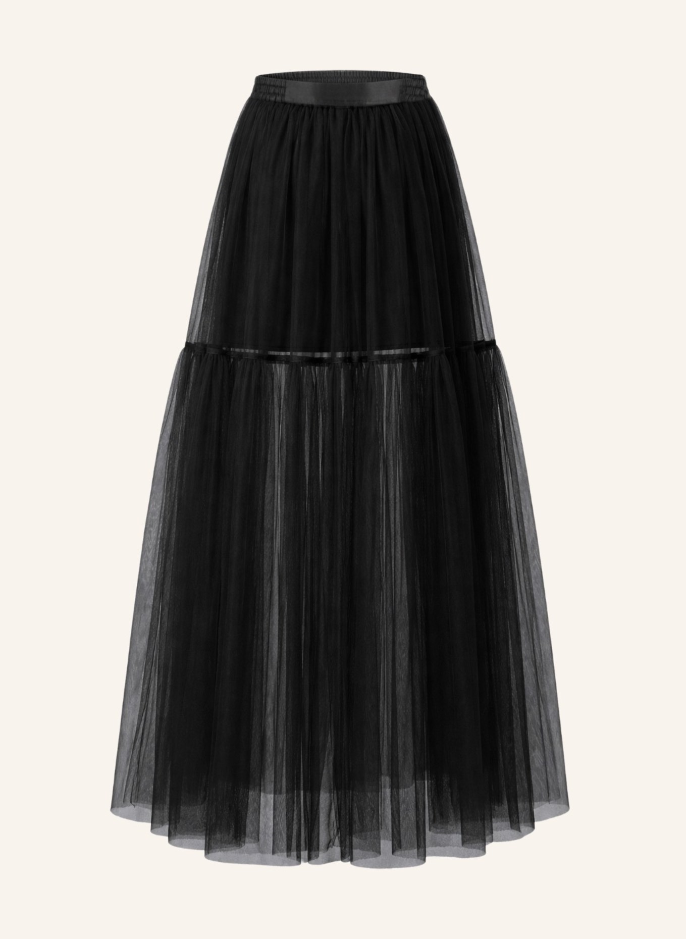 Helene Galwas Maxirock aus Tüll MIREYA: SCHWARZ