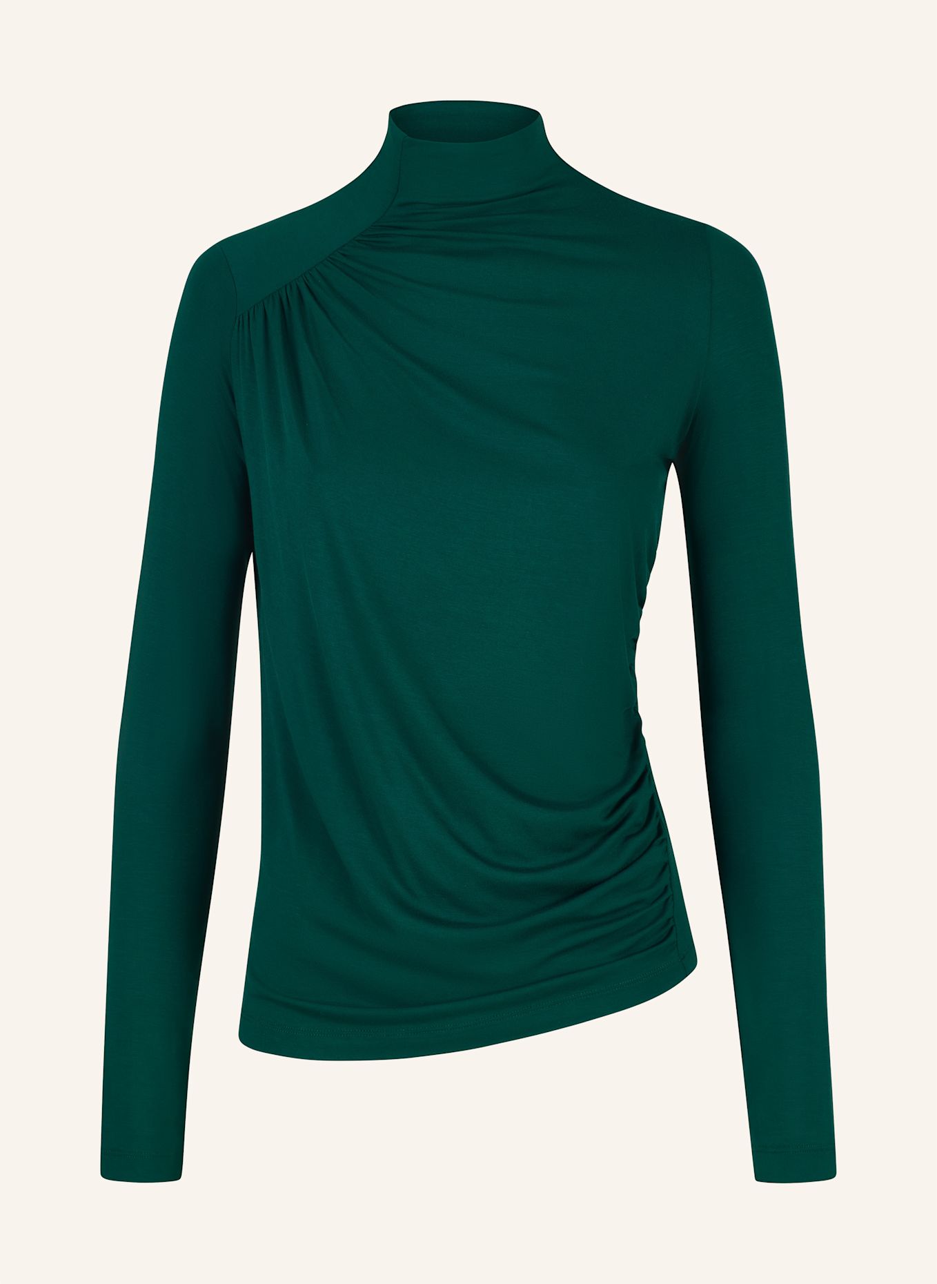 Helene Galwas Figurbetontes Longsleeve LETITIA: GRÜN