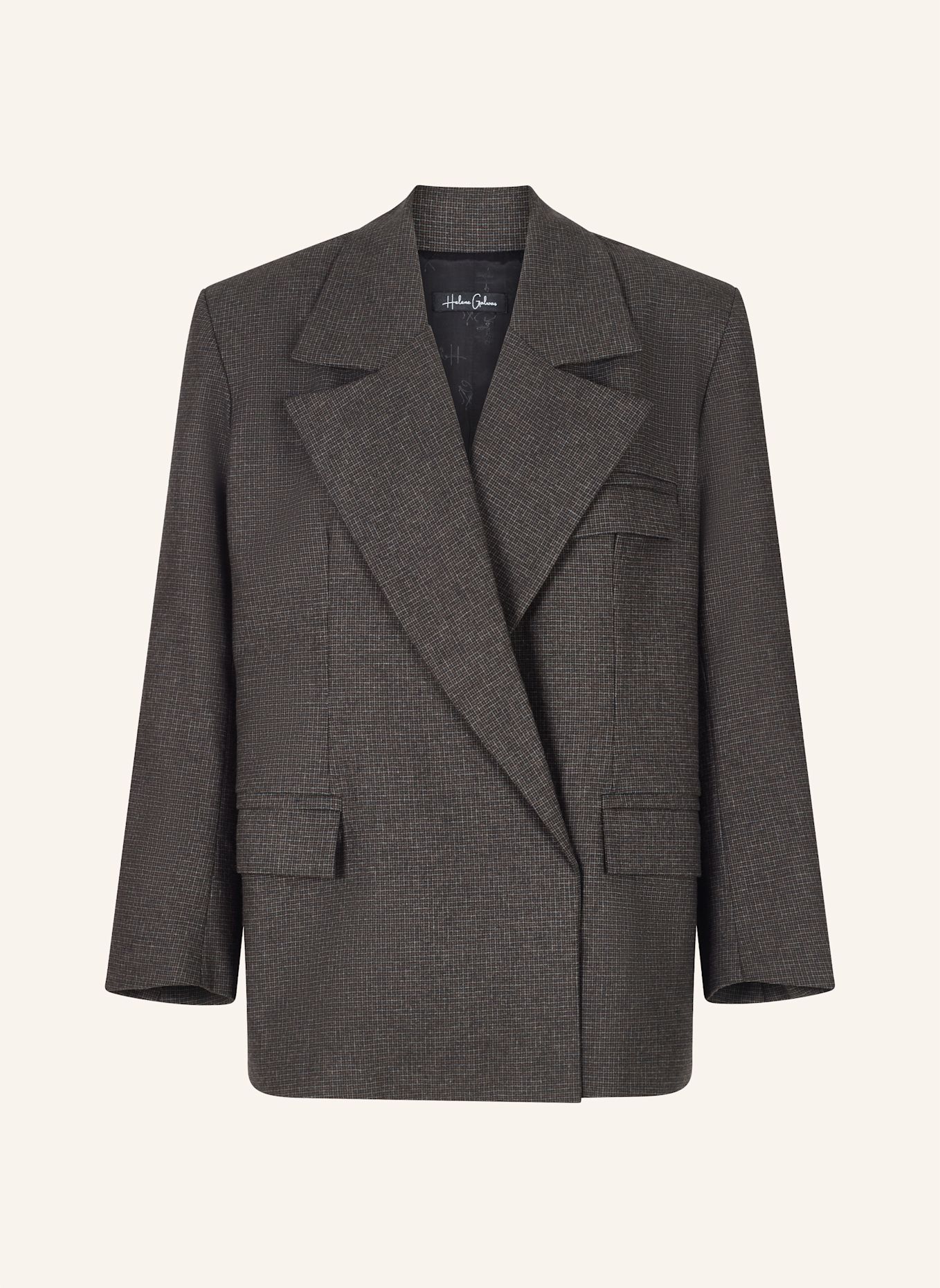 Helene Galwas Oversize Blazer JESSICA: GRAU / BRAUN