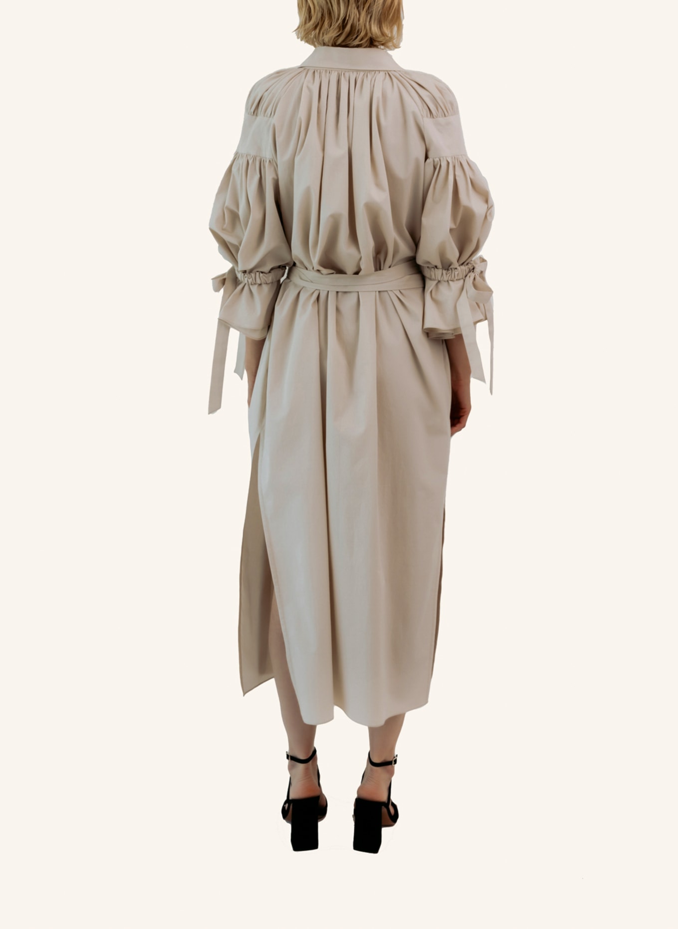 Helene Galwas Wickelkleid aus Baumwolle INA, Farbe: BLAU (Bild 2)