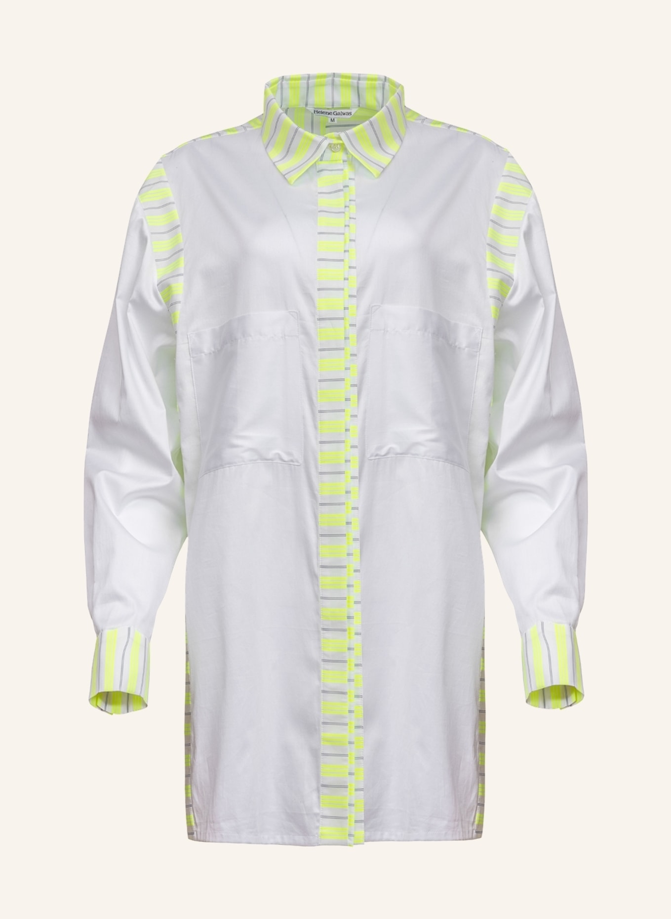 Helene Galwas Oversized-Hemdbluse aus Baumwolle IMELA, Farbe: WEISS (Bild 1)