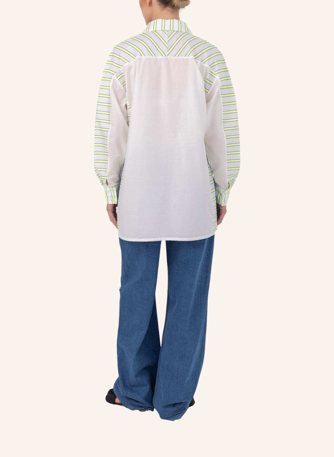 Helene Galwas Oversized-Hemdbluse aus Baumwolle ISABEL, Farbe: WEISS (Bild 2)