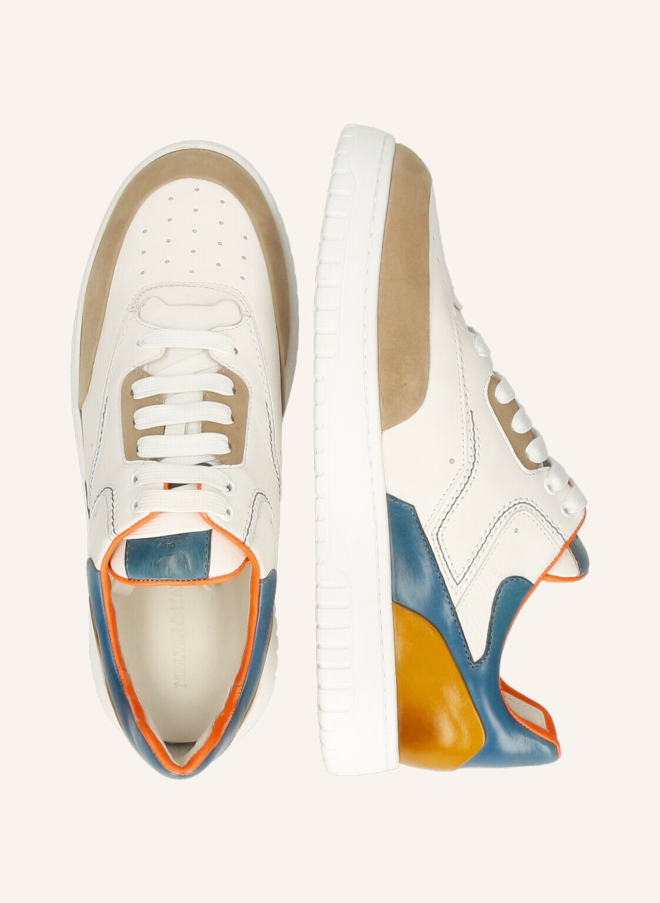 MELVIN & HAMILTON Low-Top-Sneaker FLAVIO 2, Farbe: WEISS (Bild 3)