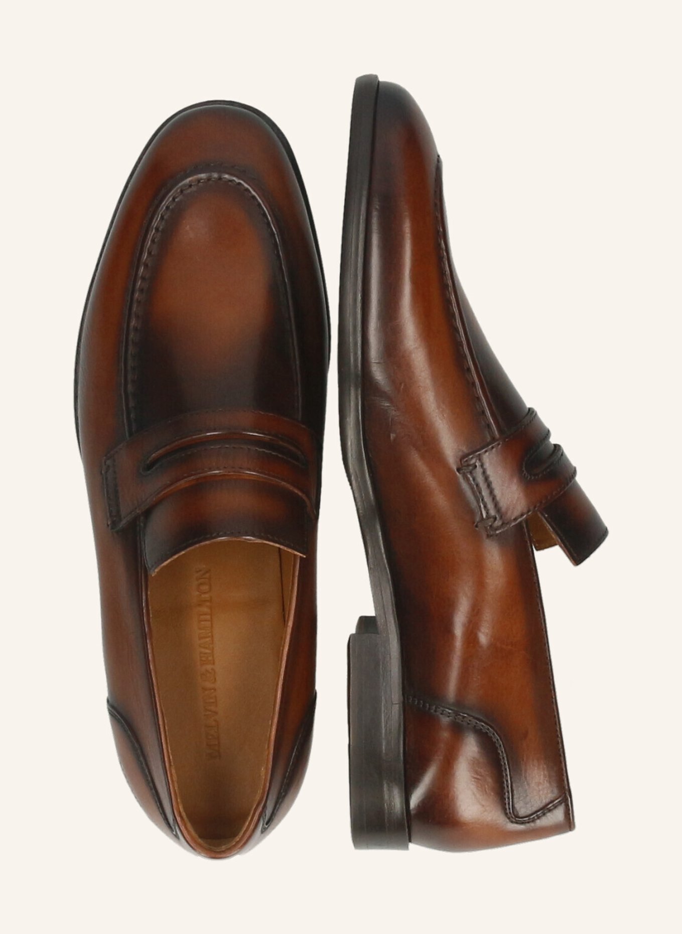 MELVIN & HAMILTON Loafers SANTO 4, Farbe: BRAUN (Bild 3)