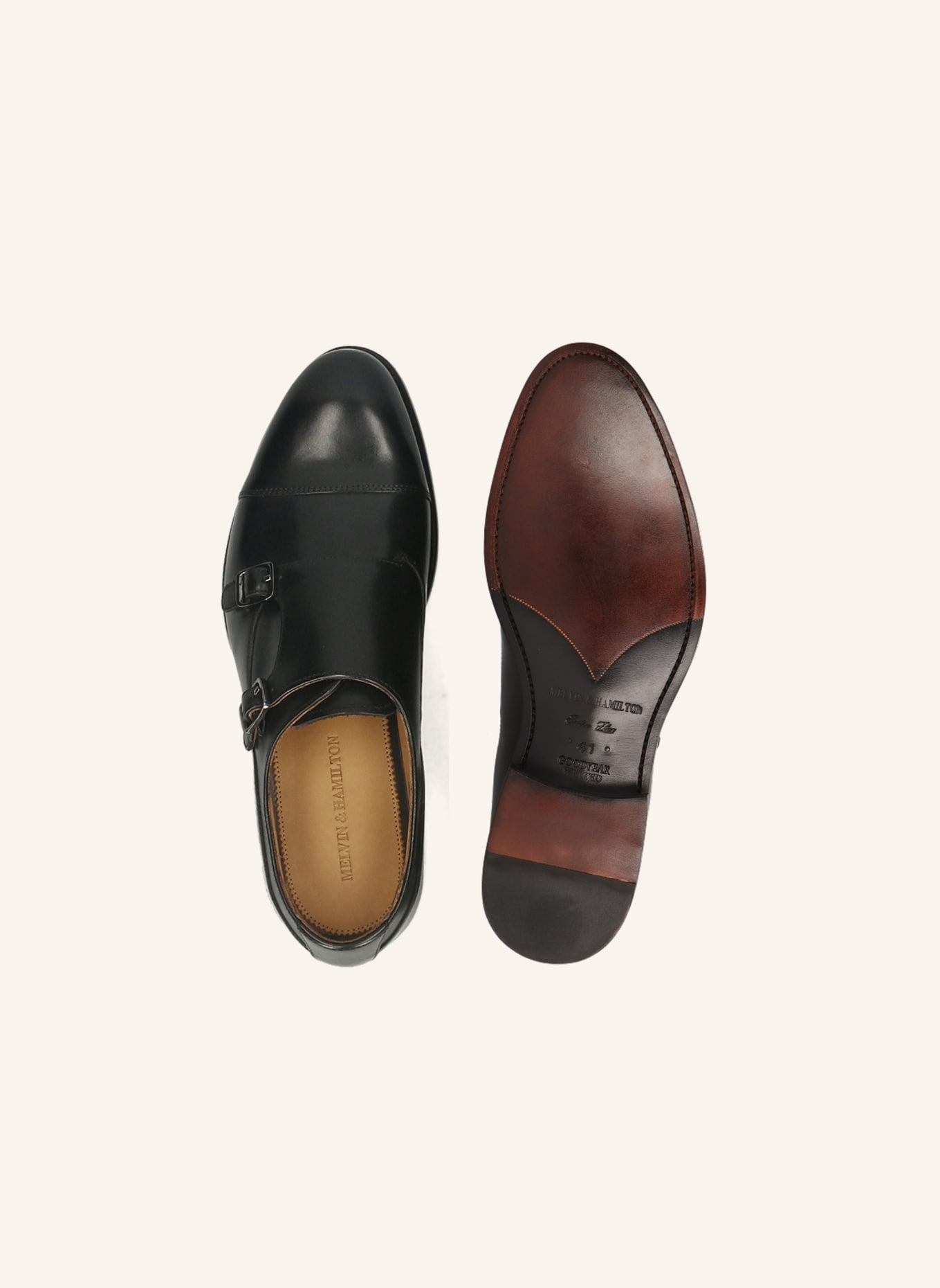 MELVIN & HAMILTON Monks BENET 3: SCHWARZ