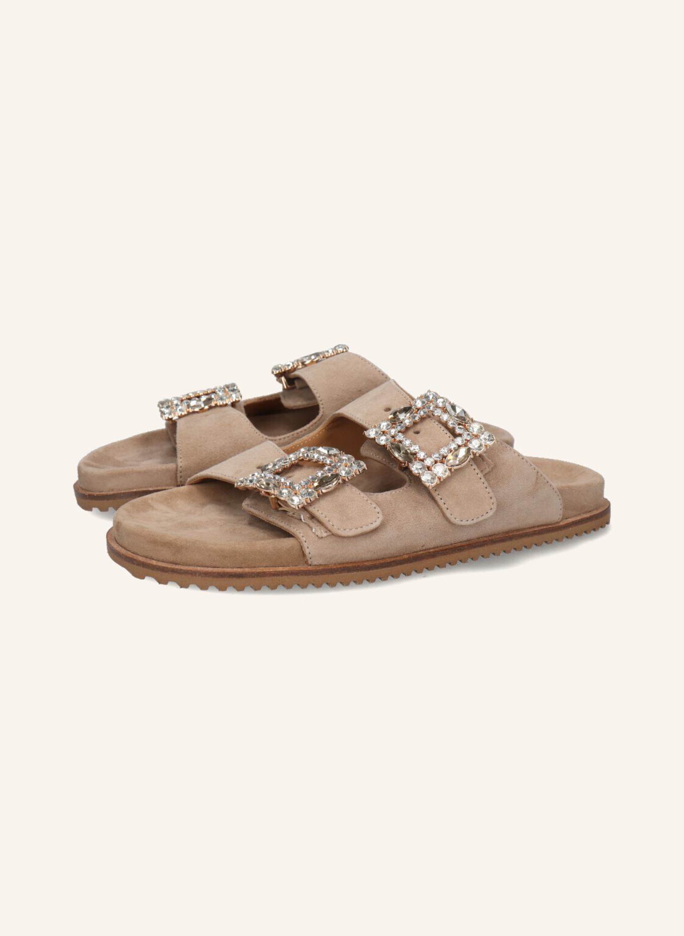 MELVIN & HAMILTON EVE 1 Mules: TAUPE