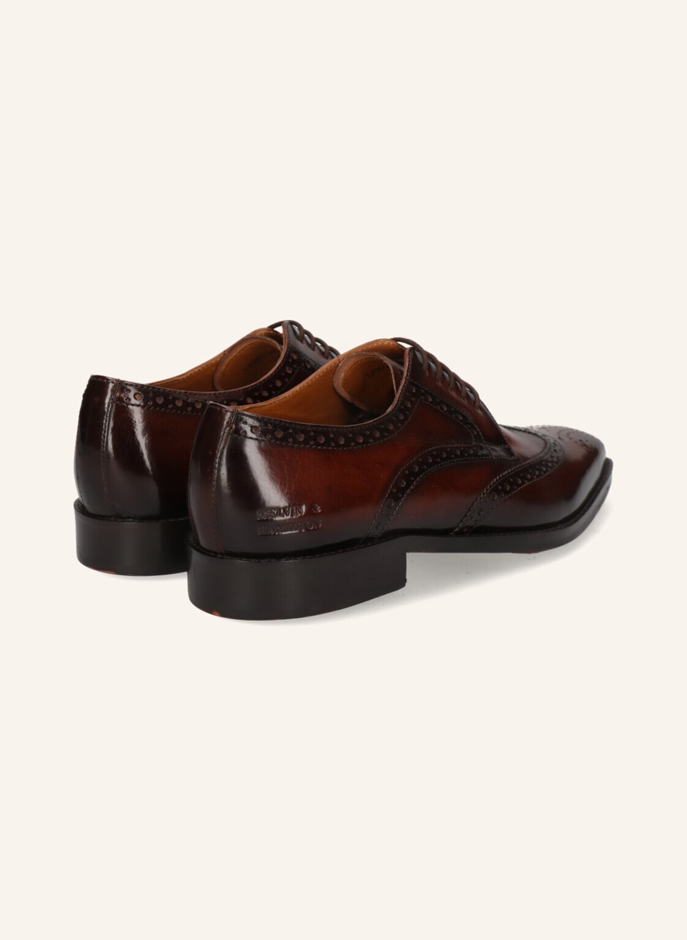 MELVIN & HAMILTON Derby-Schnürer LAWRENCE 5: BRAUN