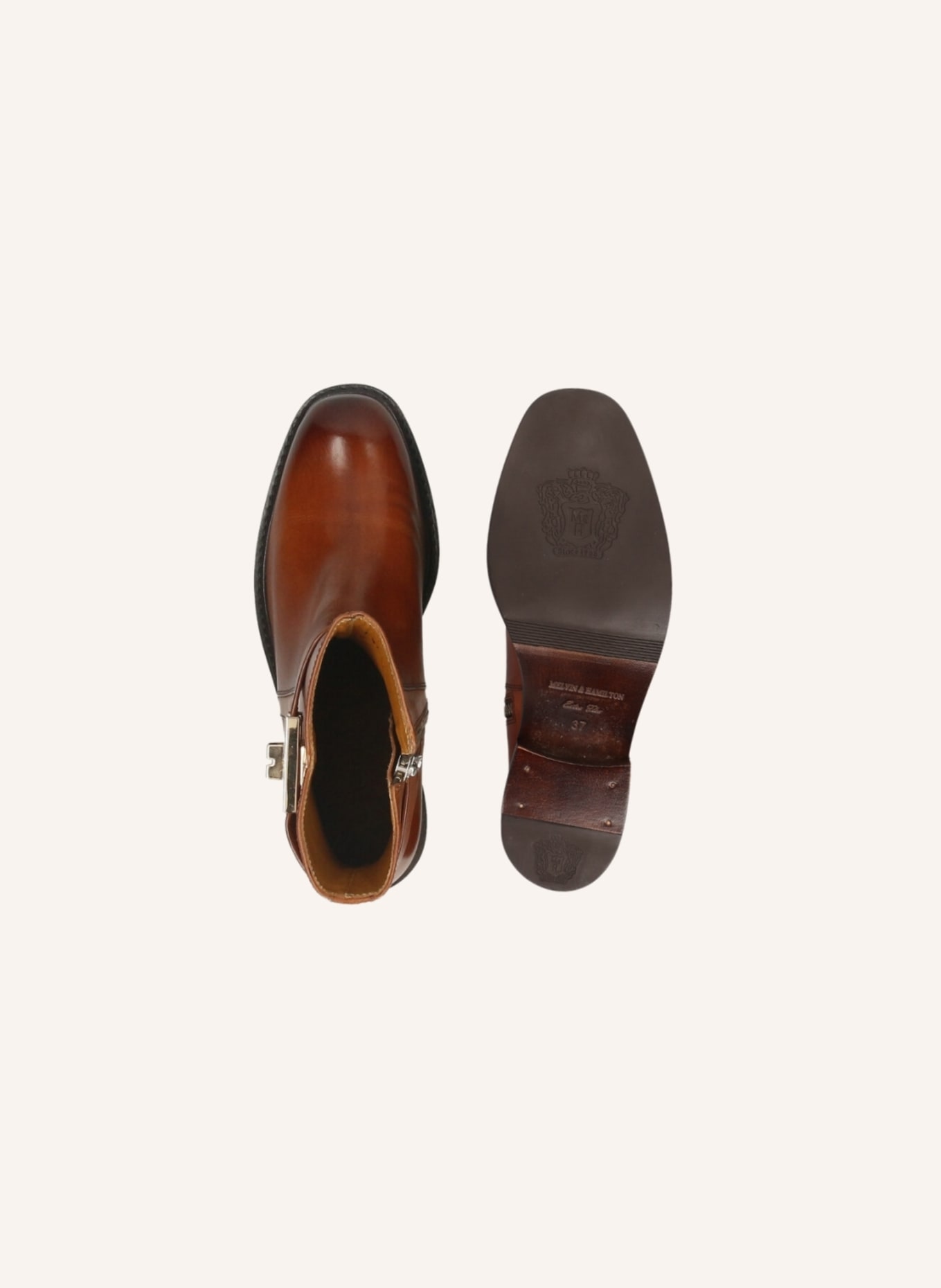 MELVIN & HAMILTON Ankle-Boots SHAY 3: BRAUN