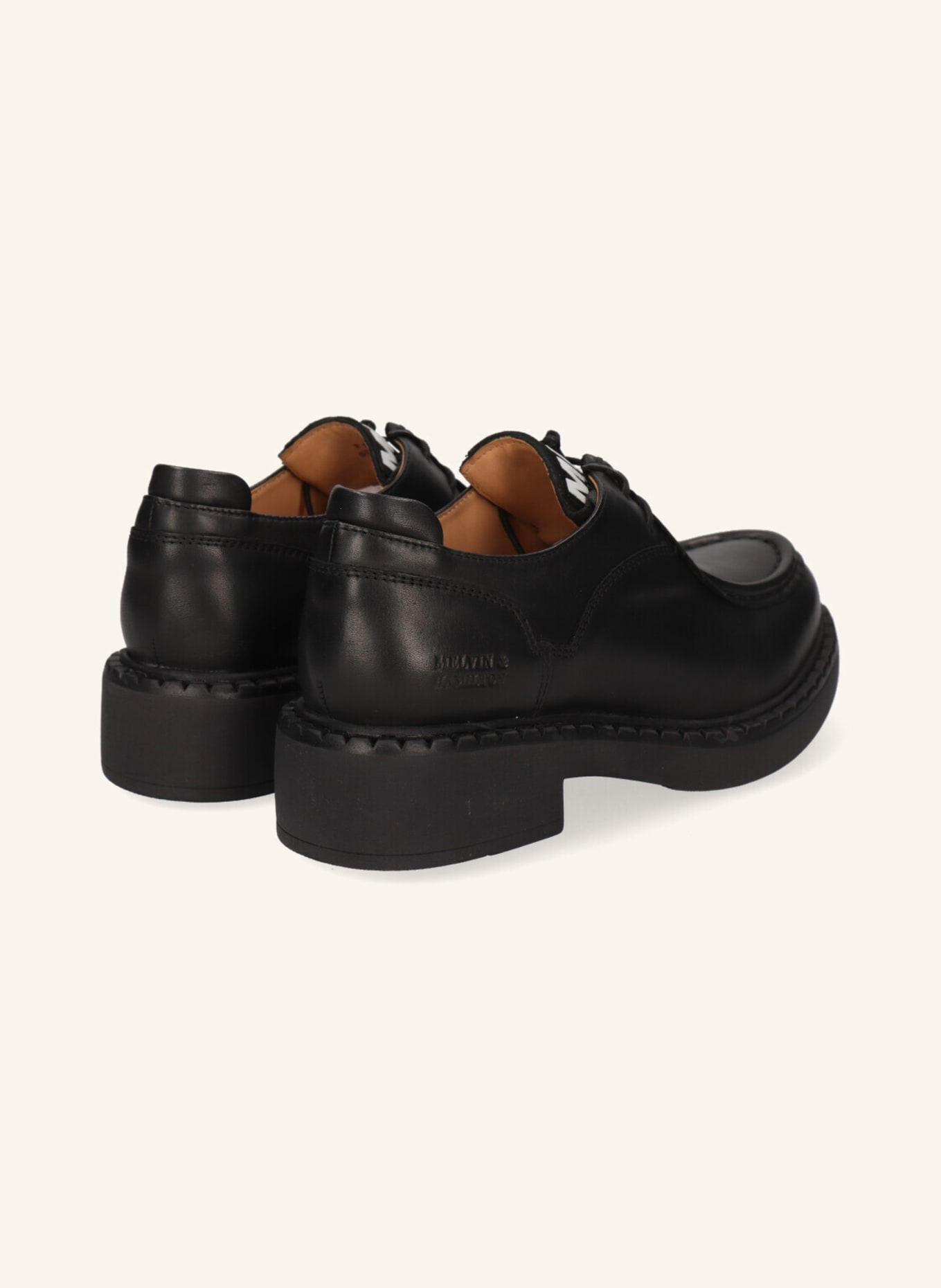 MELVIN & HAMILTON Derby-Schnürer PIA 8: SCHWARZ