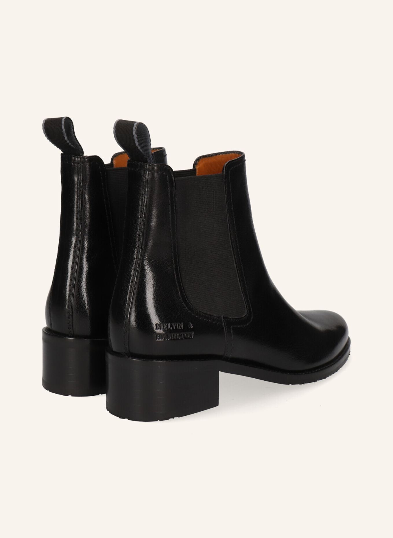 MELVIN & HAMILTON Chelsea-Boots KAYA 1: SCHWARZ