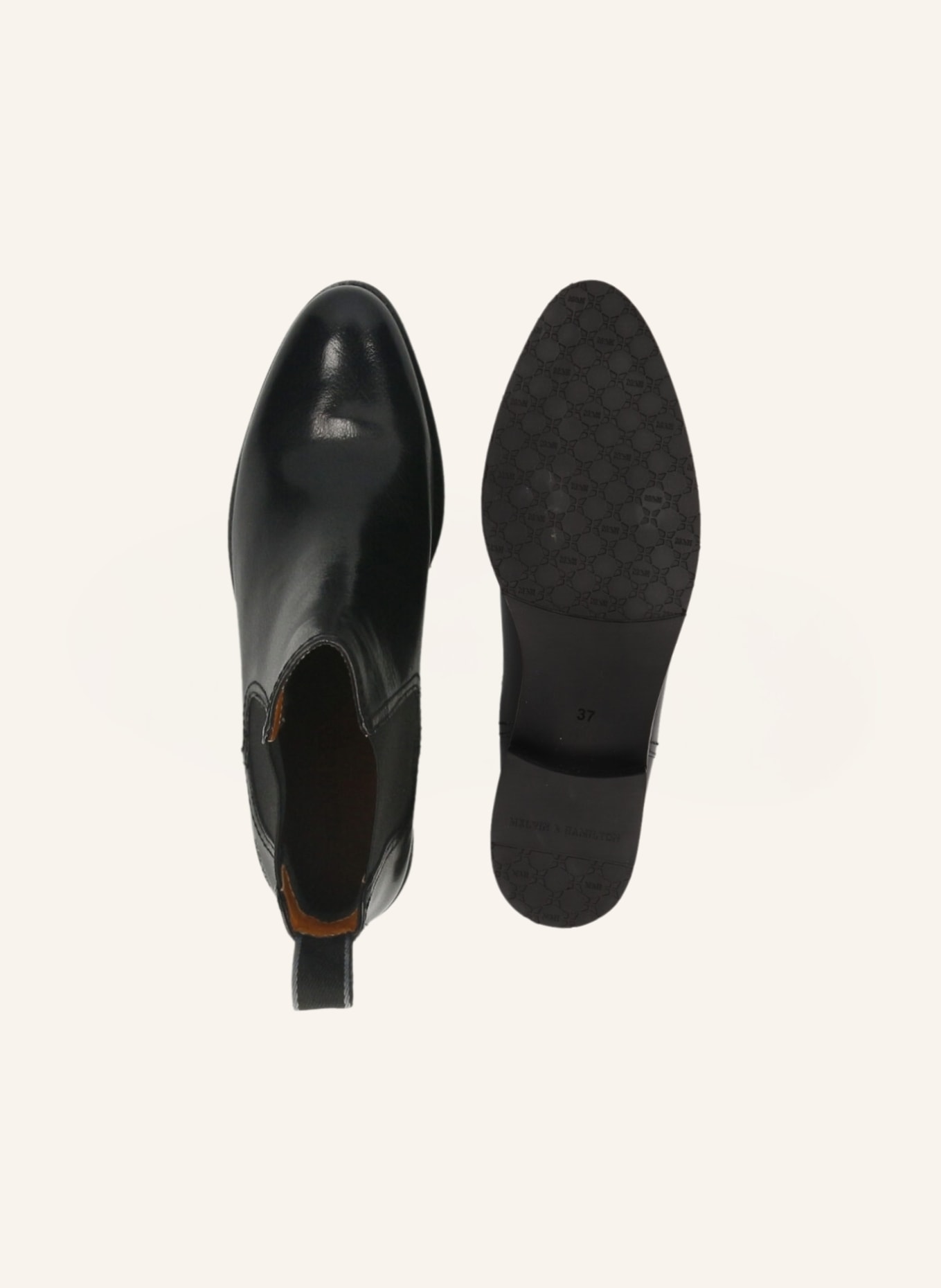 MELVIN & HAMILTON Chelsea-Boots KAYA 1: SCHWARZ