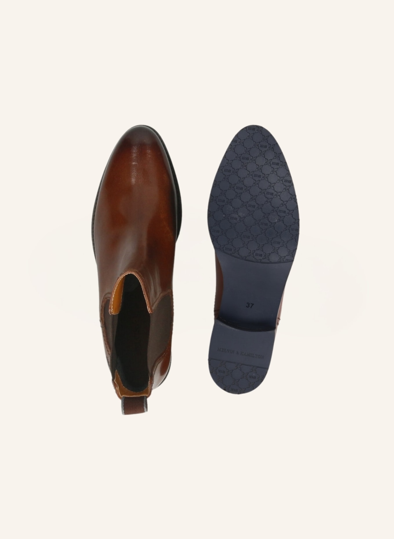 MELVIN & HAMILTON Chelsea-Boots KAYA 1: BRAUN