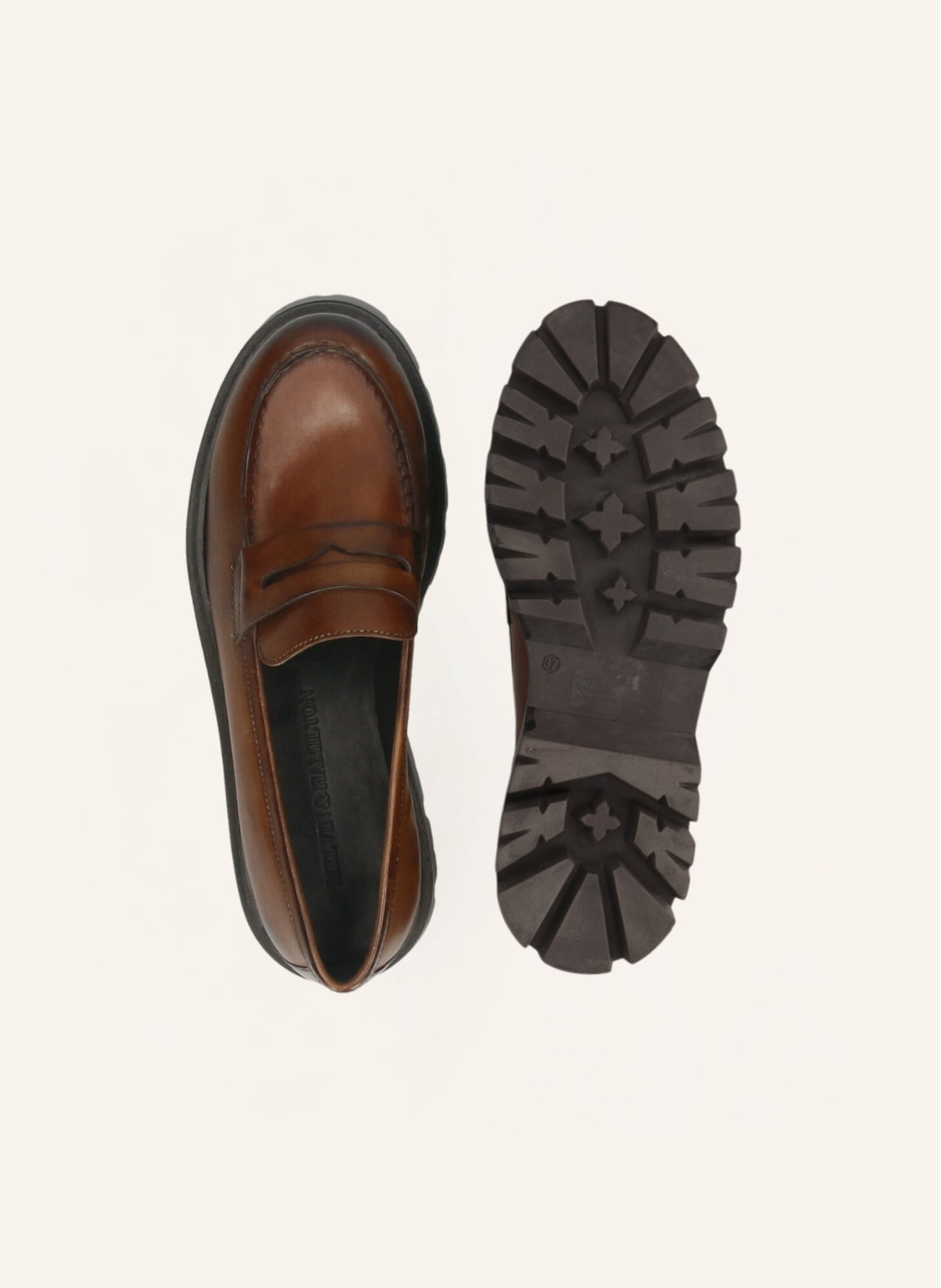 MELVIN & HAMILTON Loafers THELIA 7: BRAUN