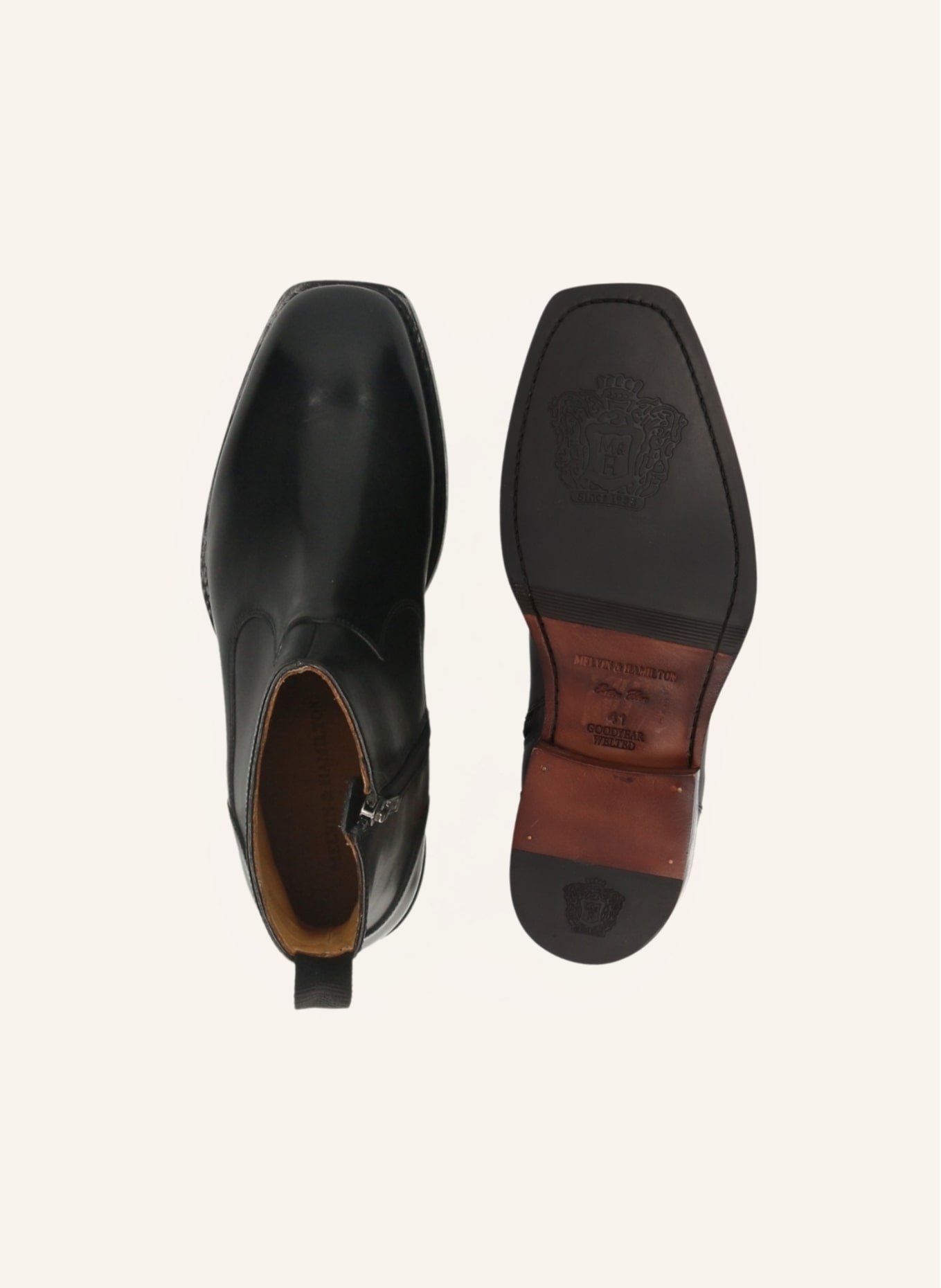 MELVIN & HAMILTON Ankle-Boots WAYNE 2: SCHWARZ