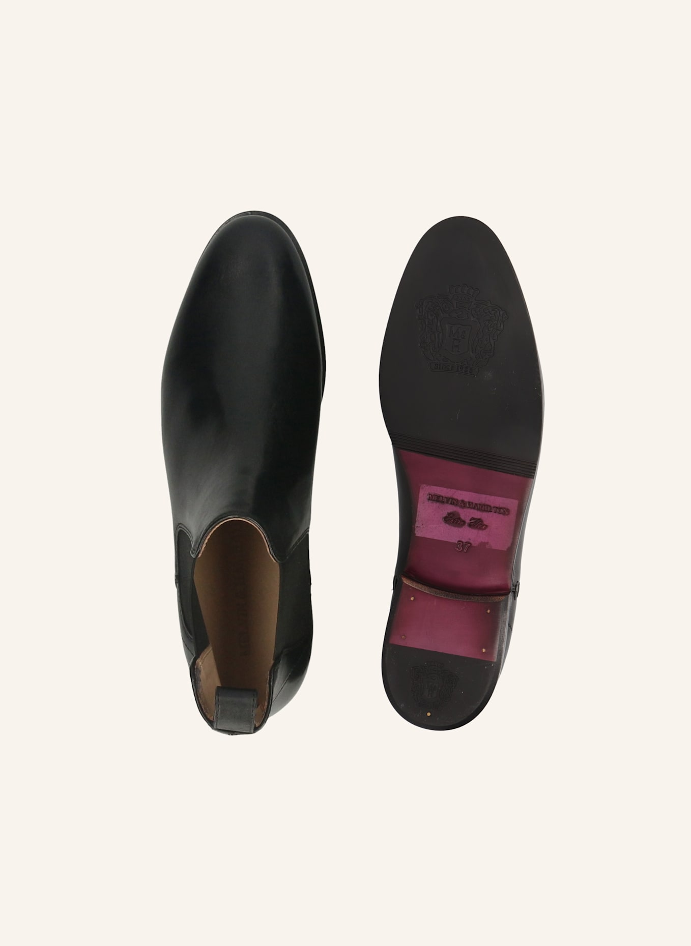 MELVIN & HAMILTON Chelsea-Boots SUSAN 10: SCHWARZ