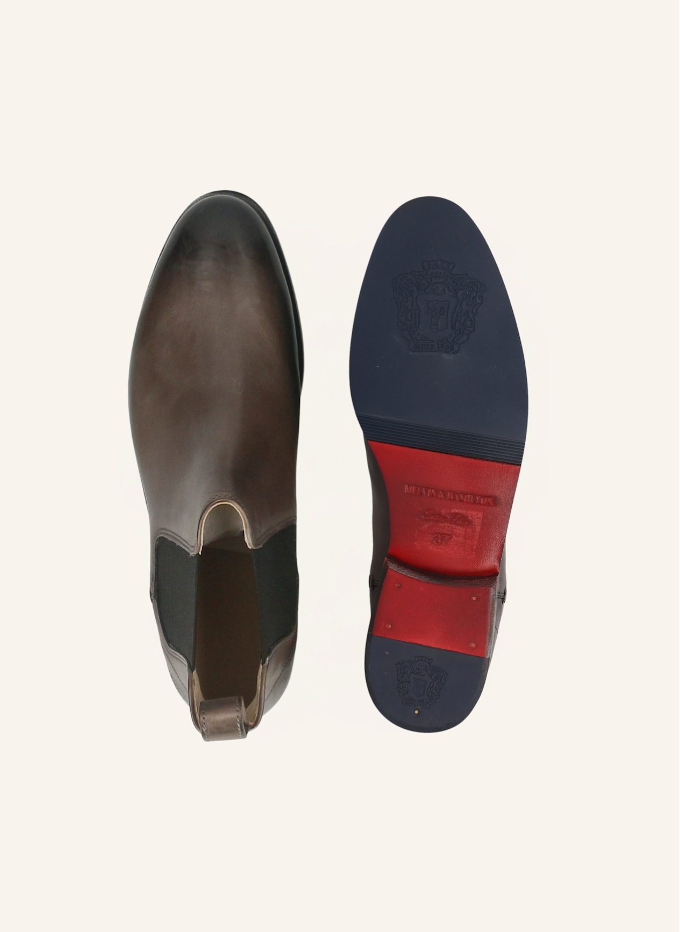 MELVIN & HAMILTON Chelsea-Boots SUSAN 10: BRAUN