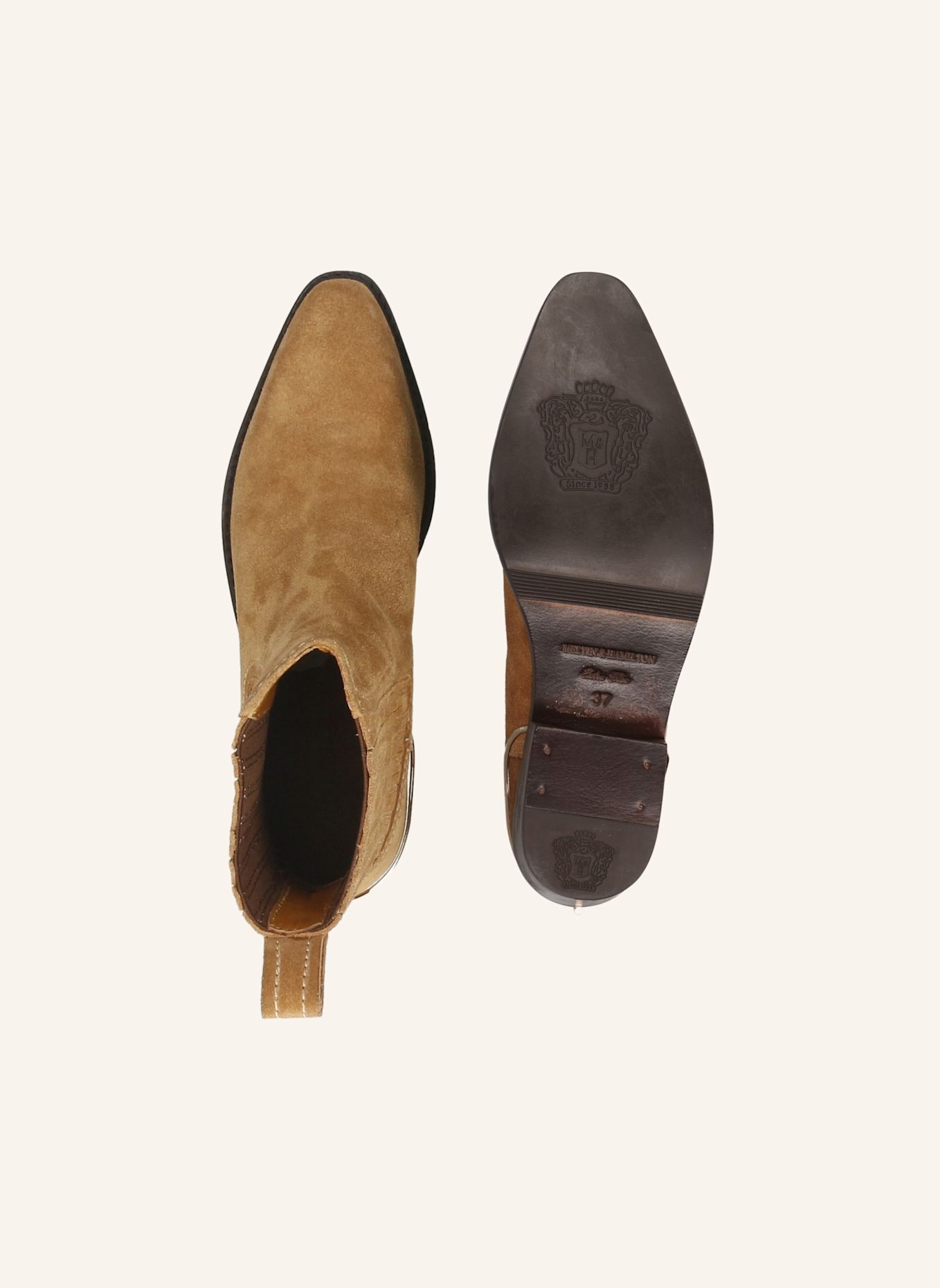 MELVIN & HAMILTON Chelsea-Boots RYLEE 3: BRAUN