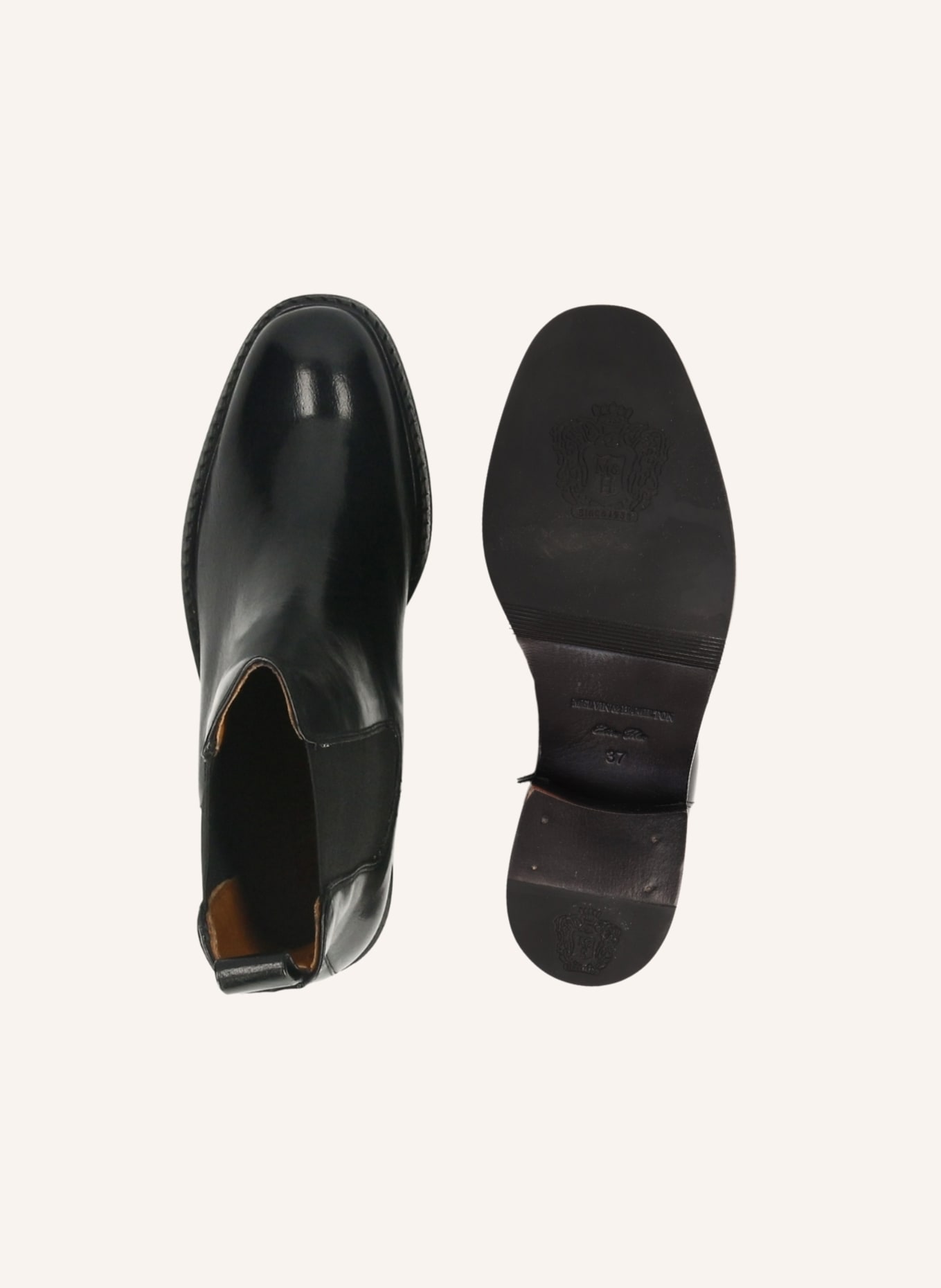 MELVIN & HAMILTON Chelsea-Boots SHAY 2: SCHWARZ