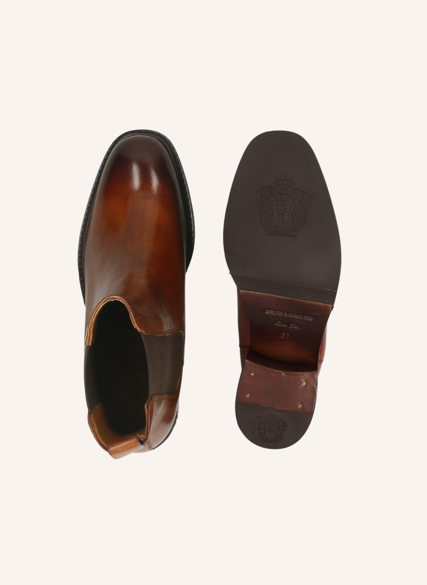 MELVIN & HAMILTON Chelsea-Boots SHAY 2: BRAUN