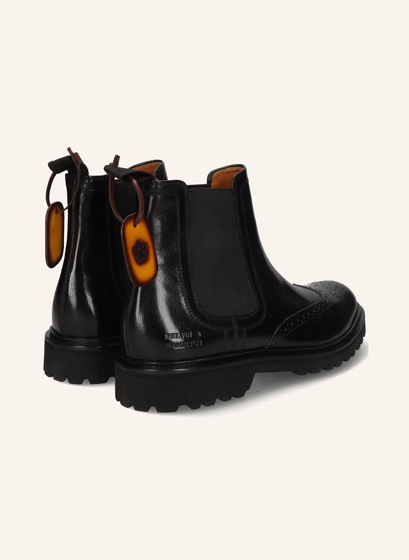 MELVIN & HAMILTON Chelsea-Boots PIERCE 15: SCHWARZ