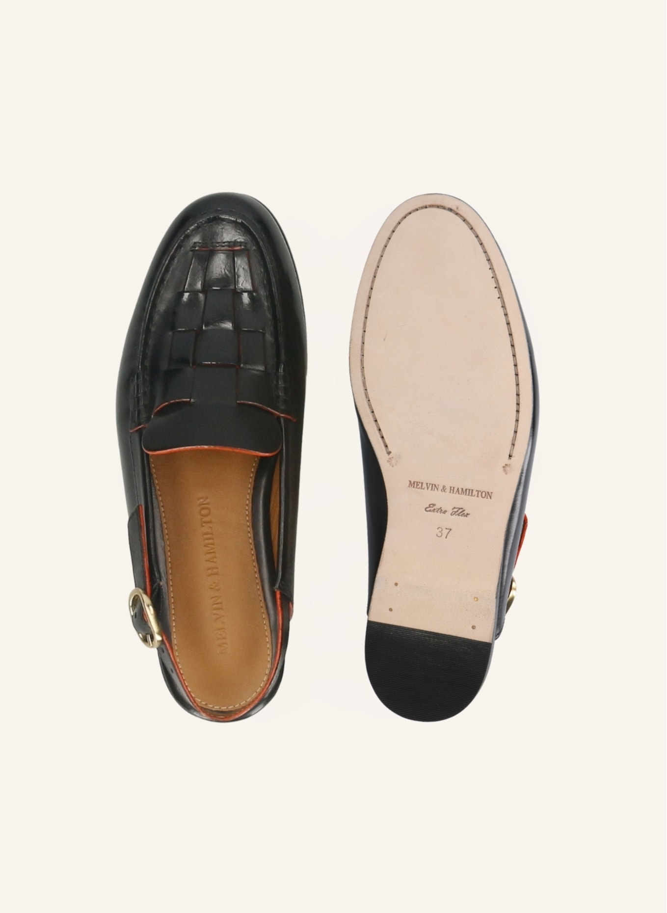 MELVIN & HAMILTON Pantoletten JULIETTA 5: SCHWARZ