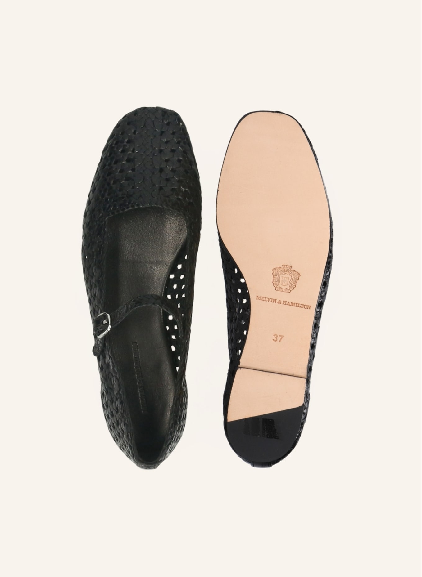 MELVIN & HAMILTON Ballerina BEXLEY 10: SCHWARZ
