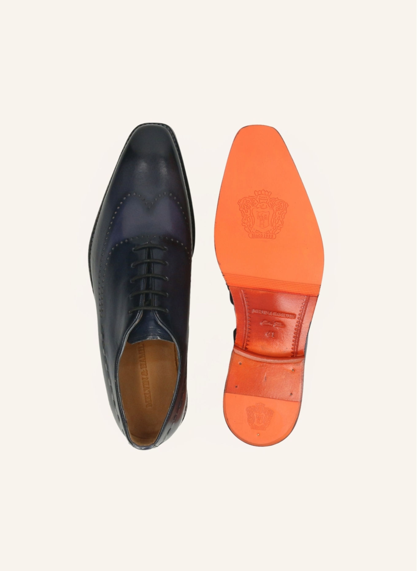 MELVIN & HAMILTON Oxford-Schuh LAWRENCE 1: BLAU